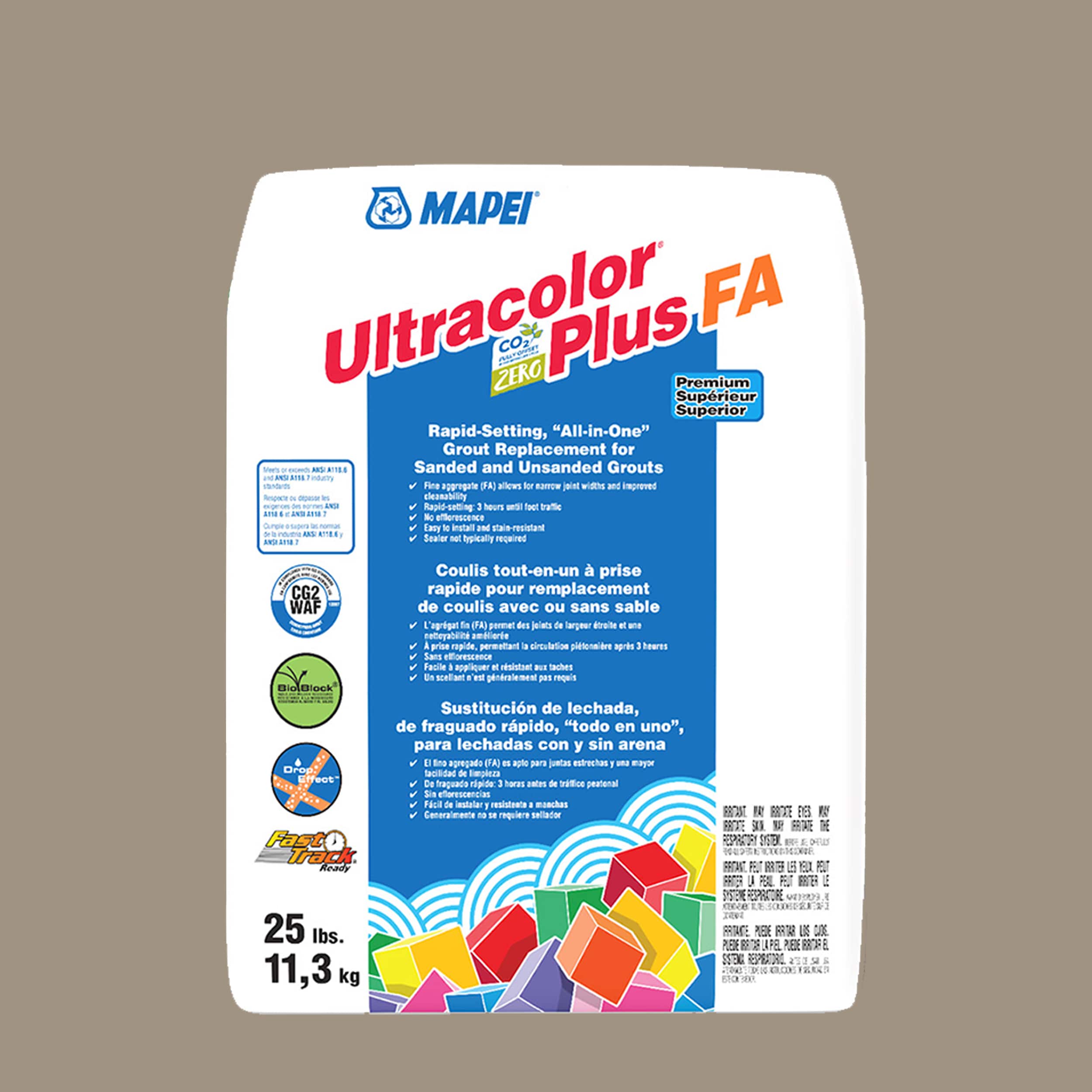 MAPEI 6BU510511 Ultracolor Plus FA Driftwood #5105 All-in-one Grout (25-lb)