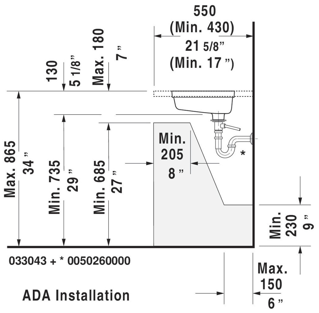 Duravit 0330430017 Bath-Sink - View #3