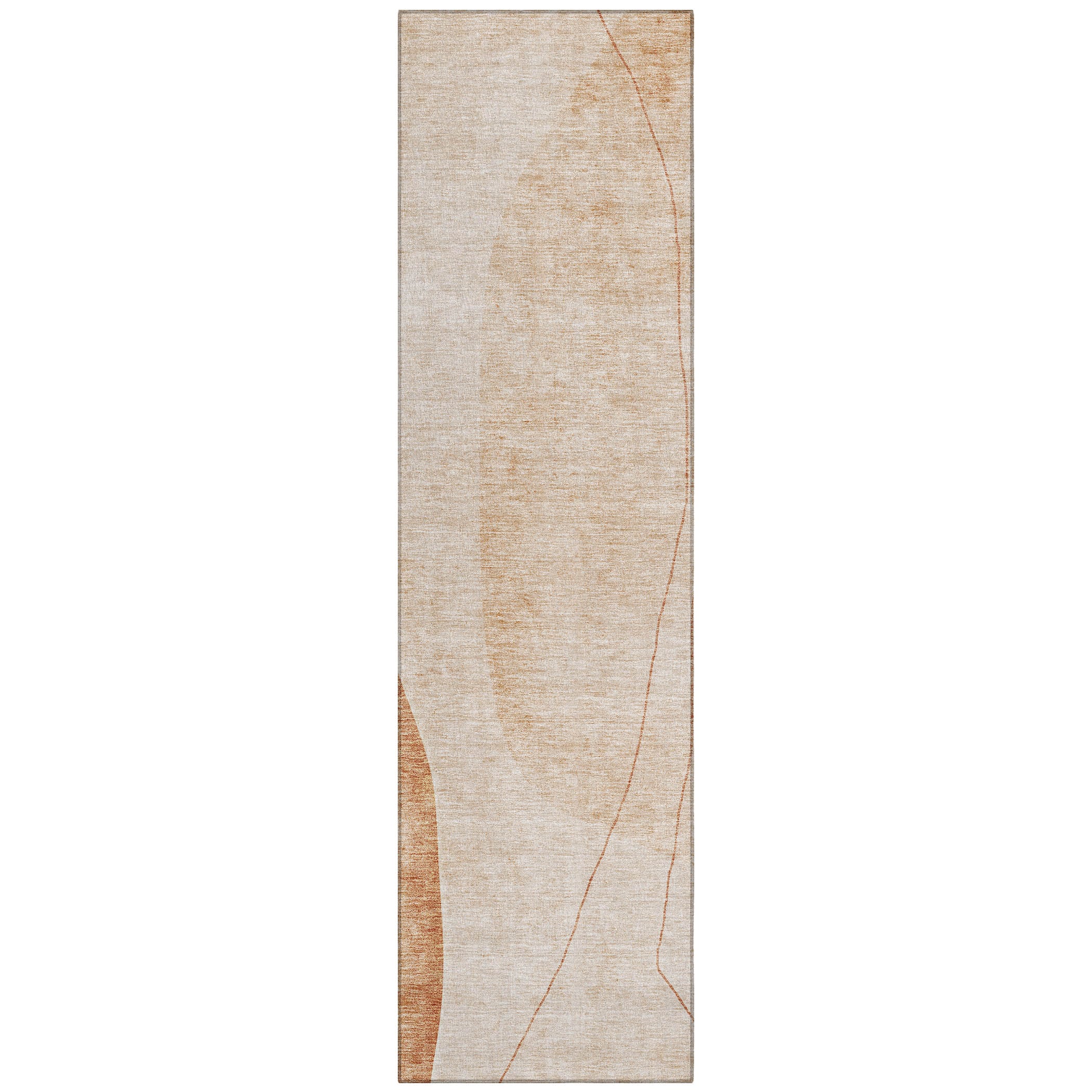 Addison Rugs ACN696TR2X8 Chantille ACN696TR 2 x 7 (ft) Polyester Terracotta Rectangular Indoor/Outdoor Geometric Machine washable Area rug