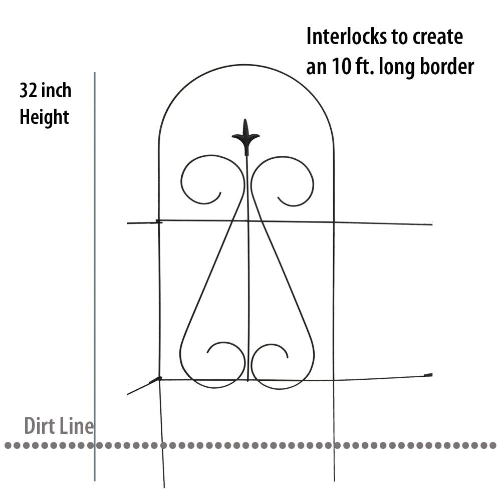 Garden Accents 87685L Garden-Utility-Fencing - View #4