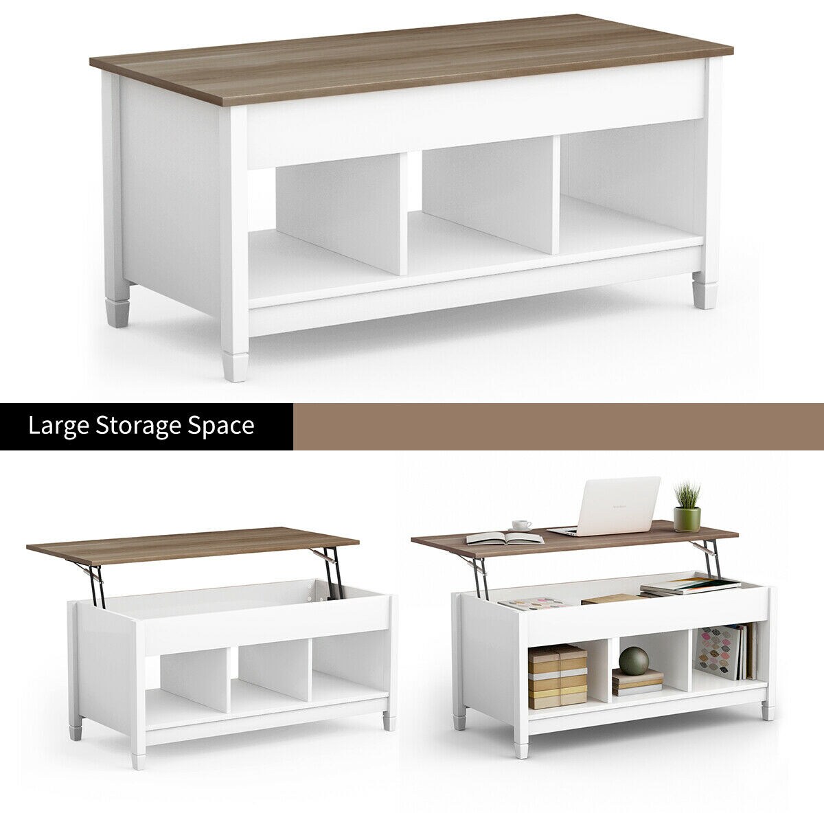 LIVIZA OUG65716WH Coffee-Tables - View #6