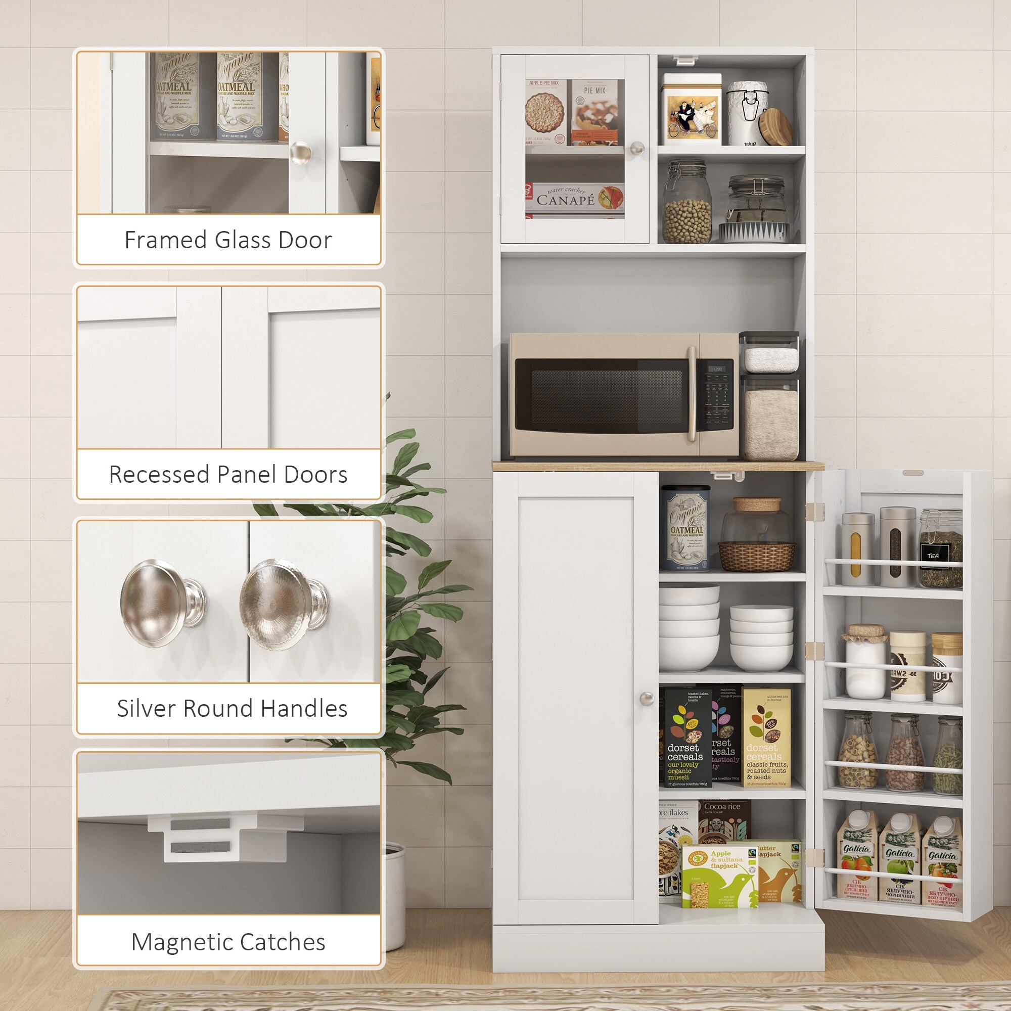 HomCom 83A-101V81WT Pull-Out-Cabinet-Baskets - View #8