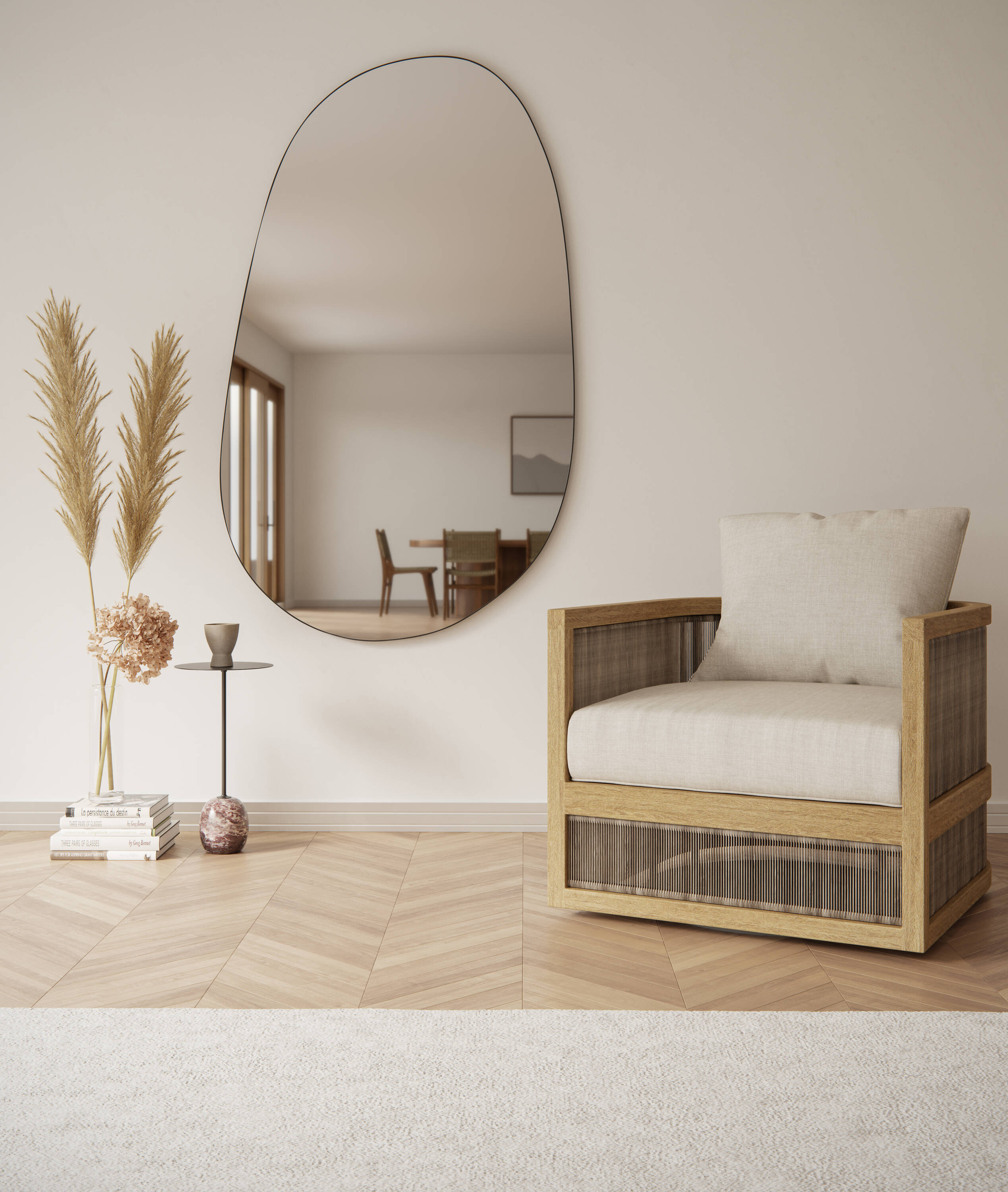 Glass Warehouse SF-PBL-36X59-B Decor-Mirrors - View #6