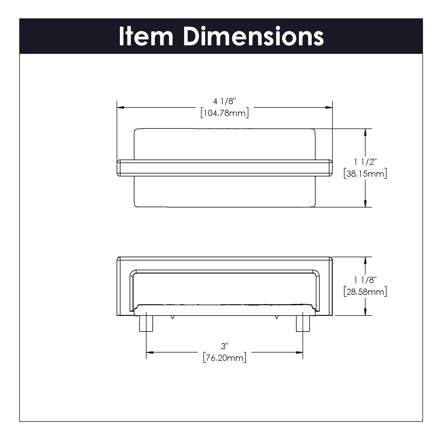 Belwith Keeler B056431-MB Cabinet-Pulls - View #7