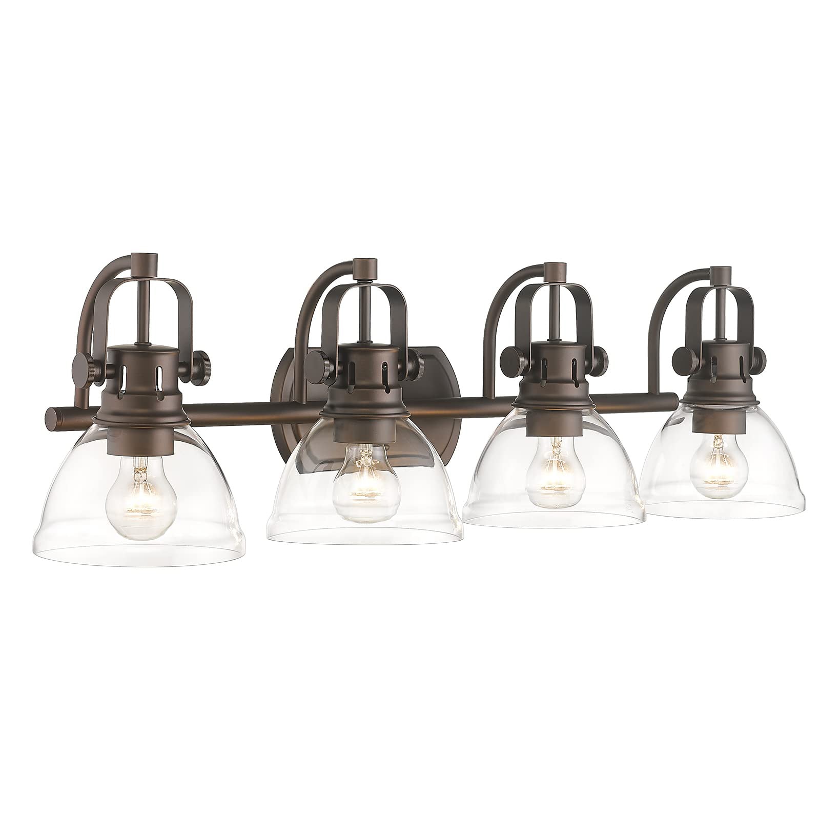 LTMATE LSZY50B-4W ORB JAZAVA 31.3-in 4 -Light Brushed Bronze Industrial Vanity light