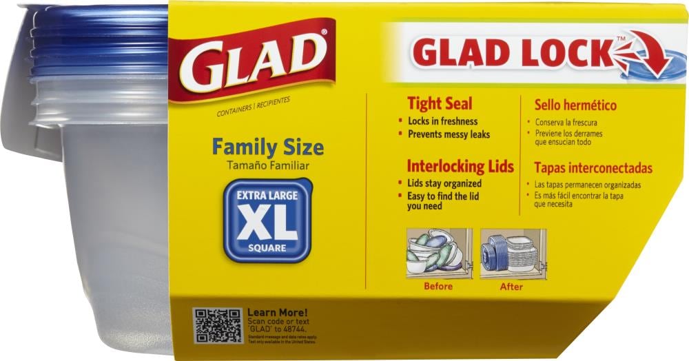 Glad® Food Storage Containers & Trash Bags