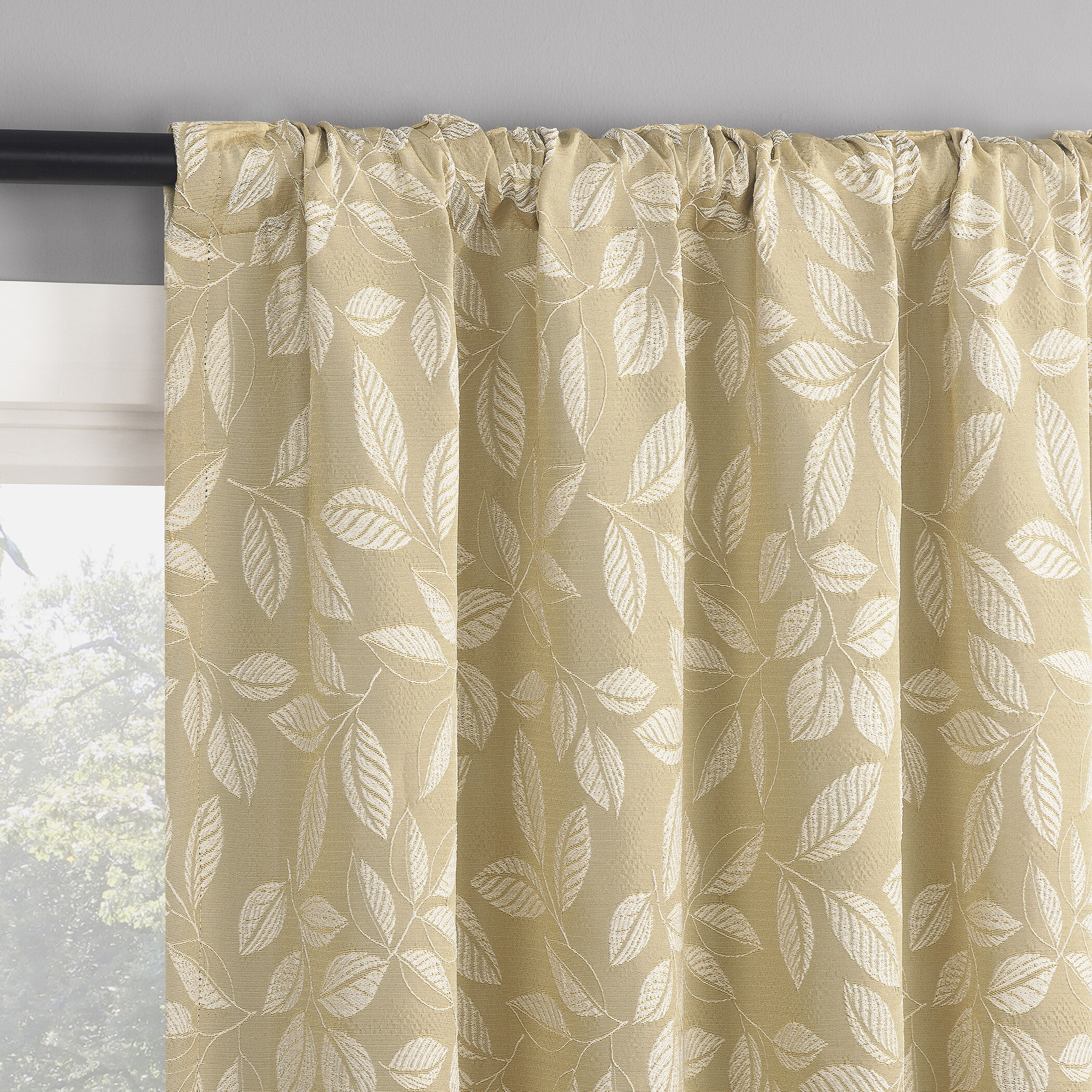 Sun Zero SANDRA 40X84 GOLD curtains - View #3