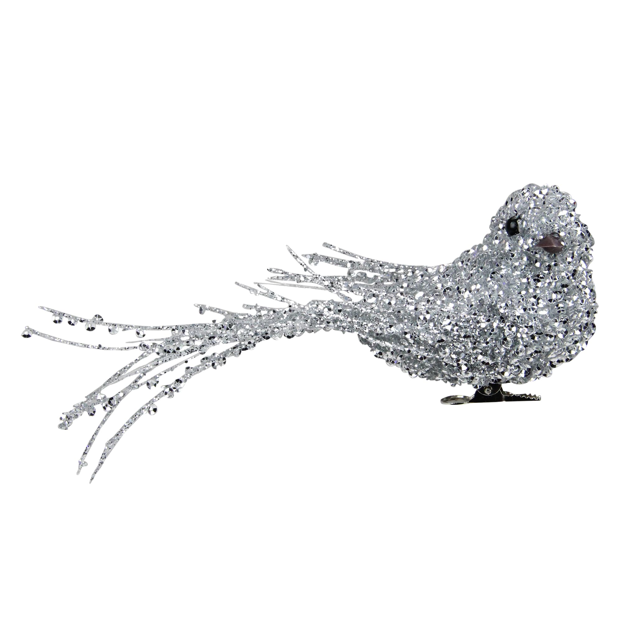 Silver Bird Figurine, Minimalist Home Decor Ornament For Living Room,  Office, Study Room