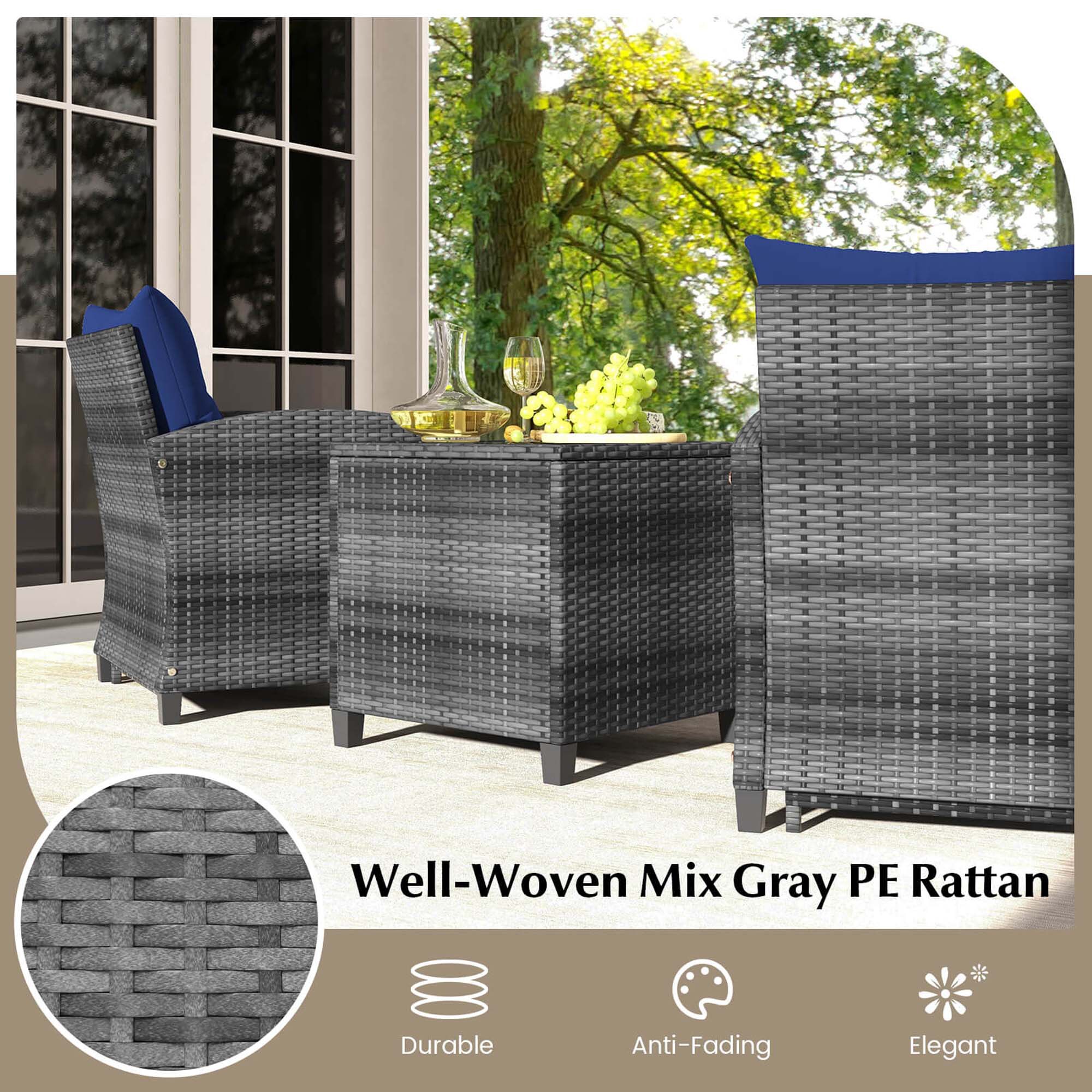 Costway HCST02119 Patio-Conversation-Sets - View #6