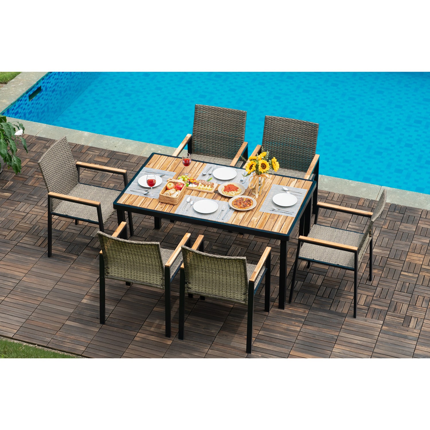 GZMR GM-W4270 Patio-Dining-Sets - View #3