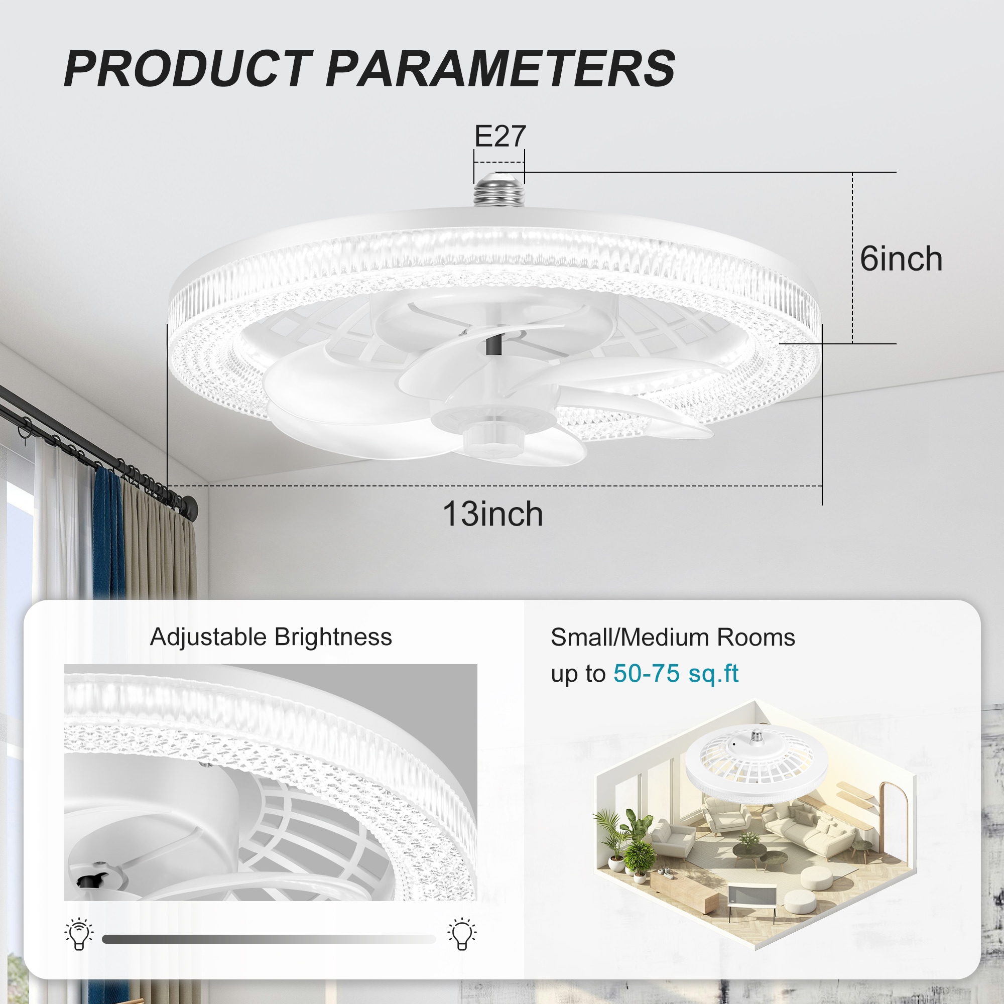 Breezary 35023-BK Ceiling-Fans - View #13
