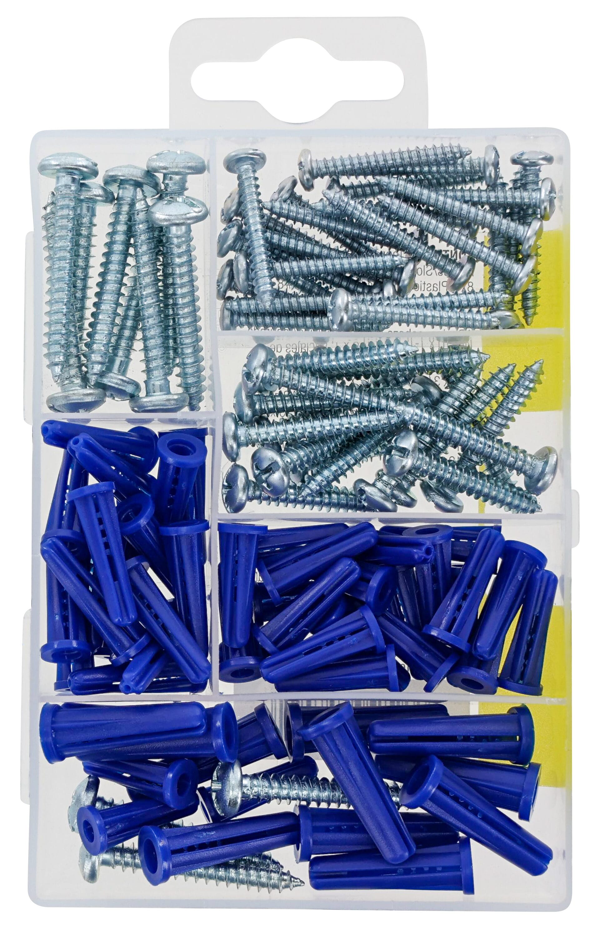 Hillman 6 In Multiple Colorsfinishes Assortment Kit 100 Pack In The Specialty Fasteners 