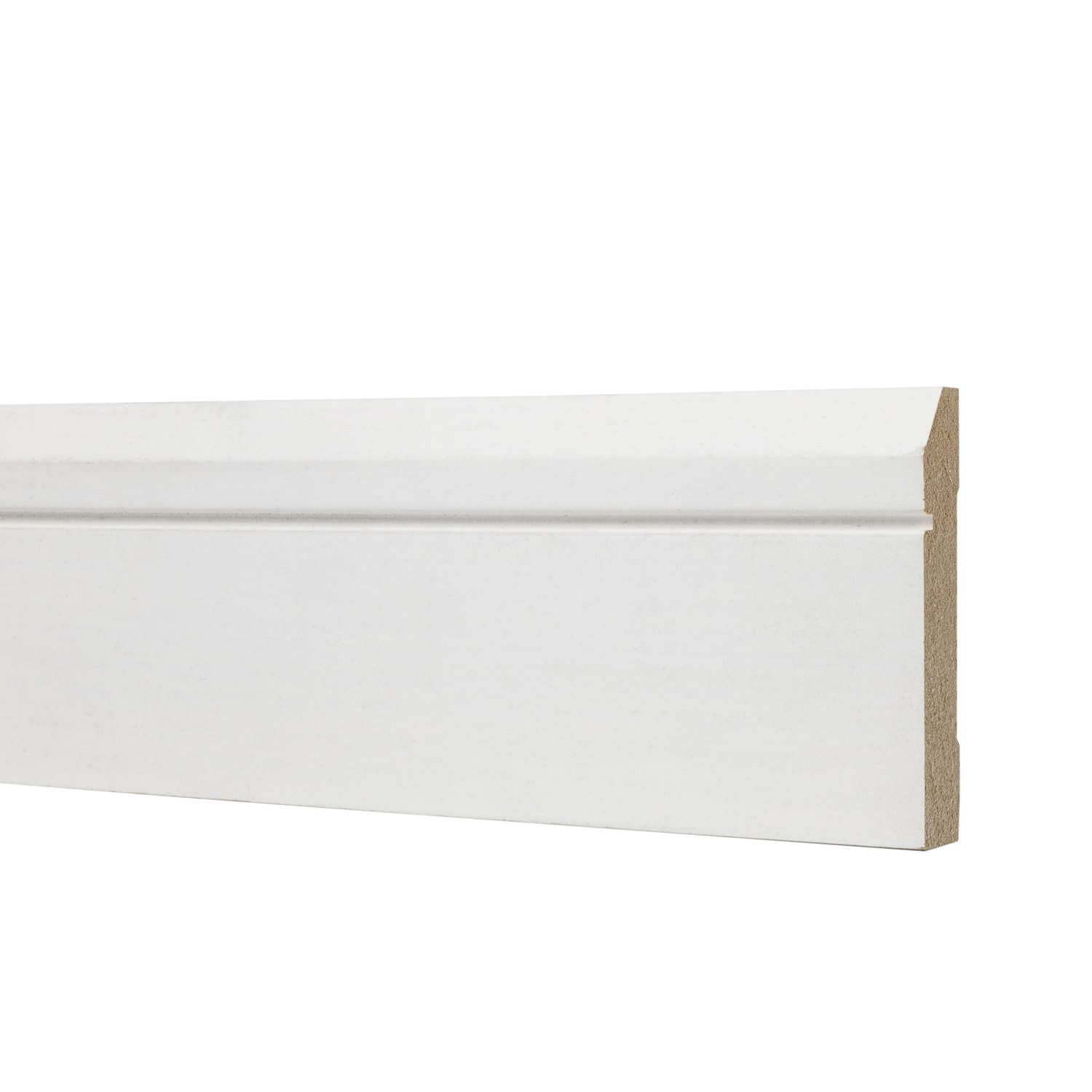 allen + roth L047065W8 15/32-in x 3-1/4-in x 8-ft Craftsman Painted MDF 706 Baseboard