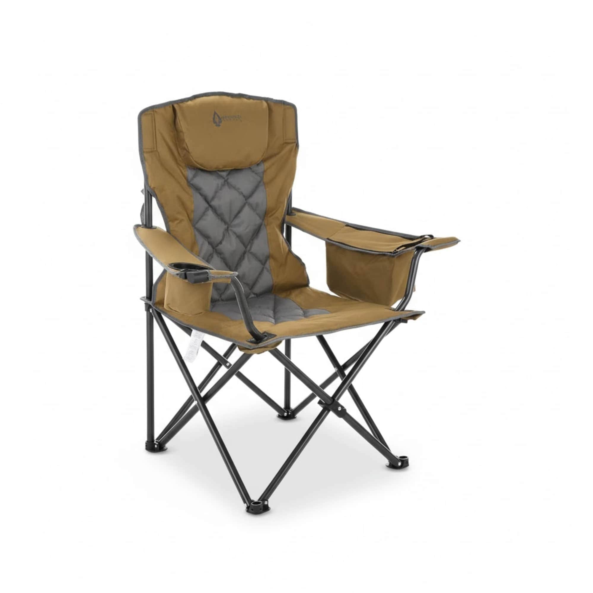 ARROWHEAD OUTDOOR ARROWHEAD KKS0337U WRANGLER BROWN FOLDABLE CAMPING CHAIR WITH #KKS0337U