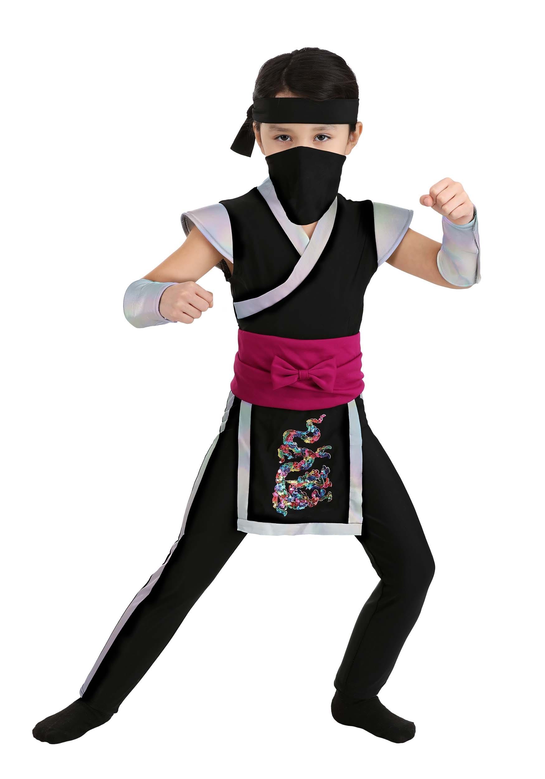 HalloweenCostumes - FUN Costumes Girl's Rainbow Ninja Toddler Costume Ninja Costumes 4T