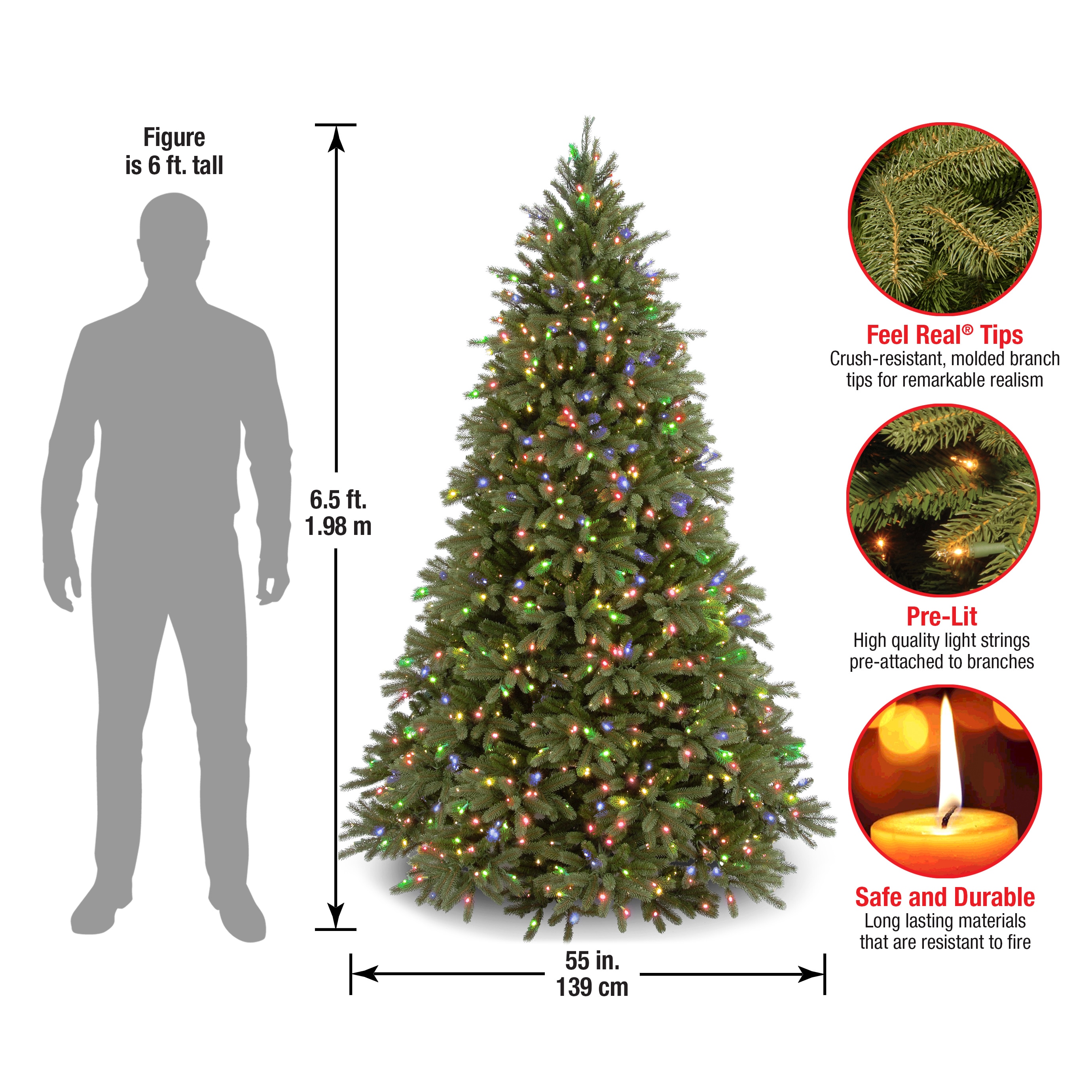 National Tree Company PEJF1-301-65 Artificial-Christmas-Trees - View #8