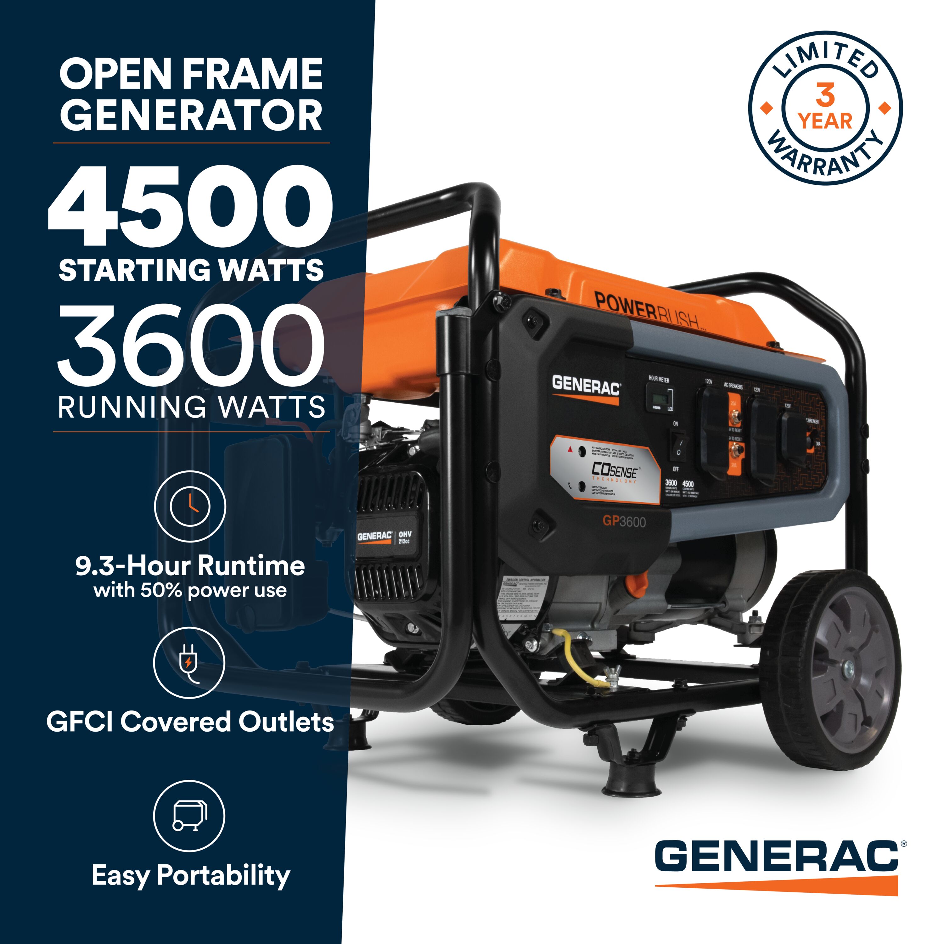 Generac 7722 Portable-Generators - View #2