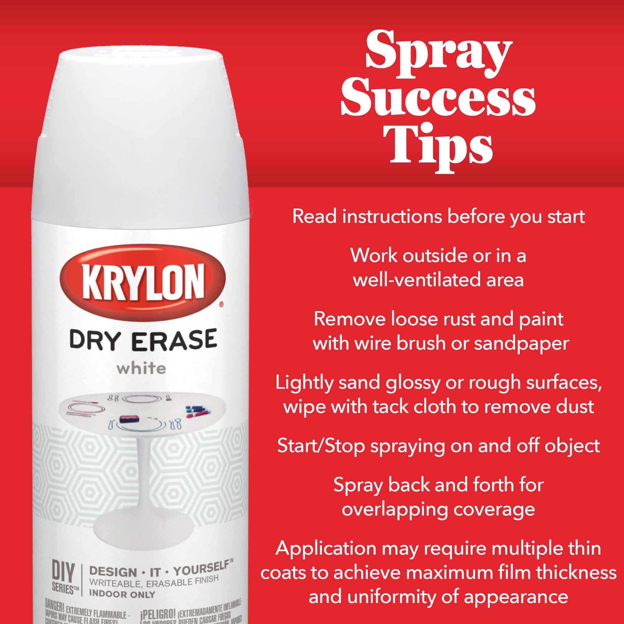Krylon K03942000SOS Dry-Erase-Paint - View #4