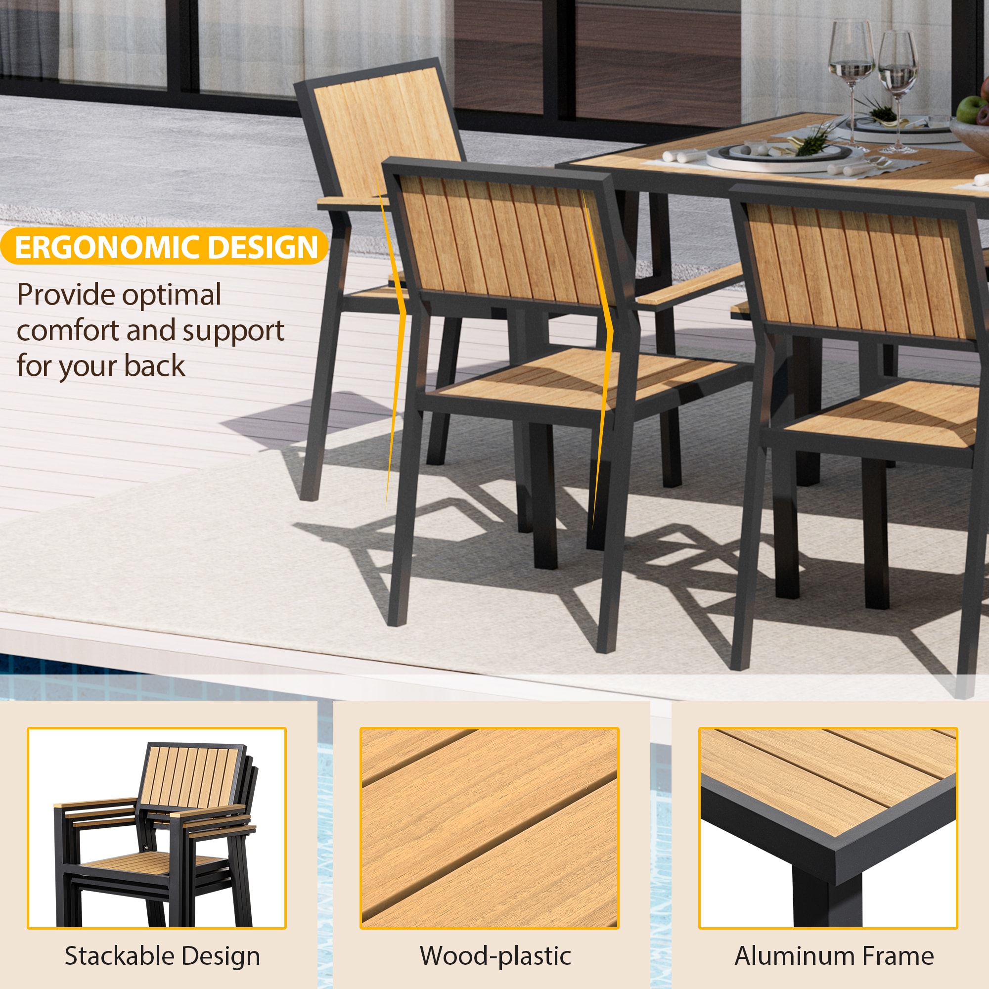 PamaPic TB-SM-CZ-10-HC-WL1 Patio-Dining-Sets - View #6