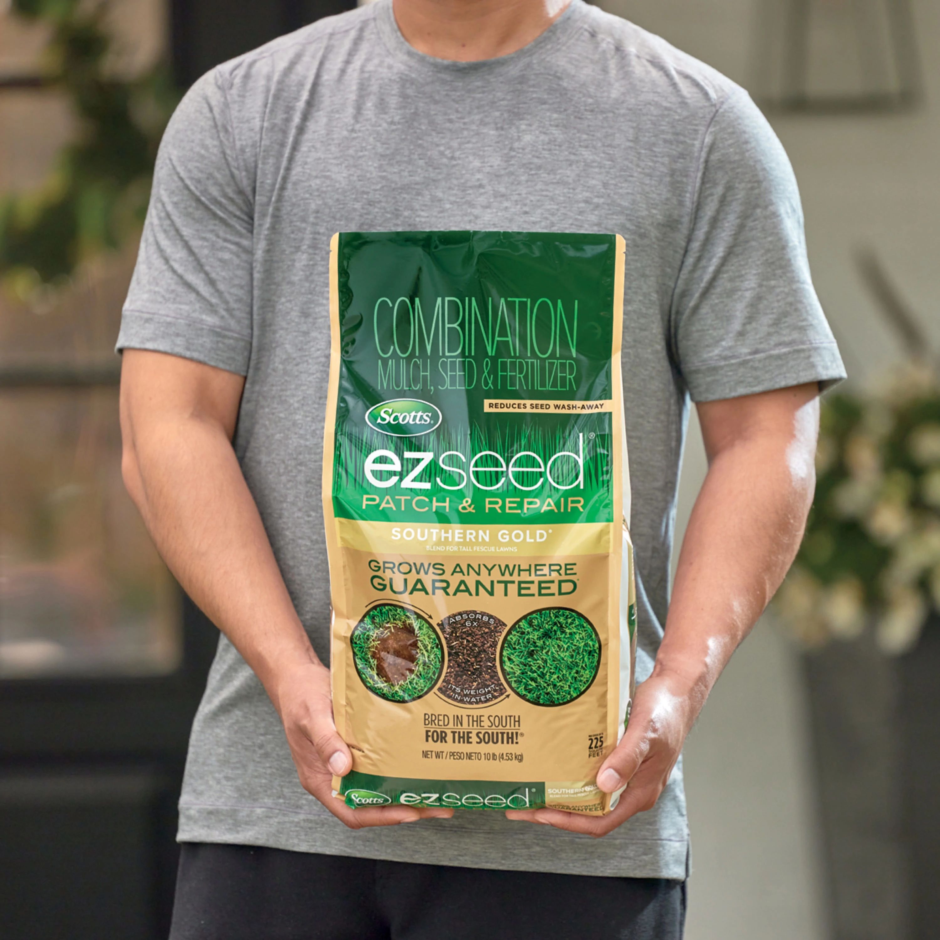 Scotts EZ Seed Southern Gold 10-lb Tall Fescue Grass Seed