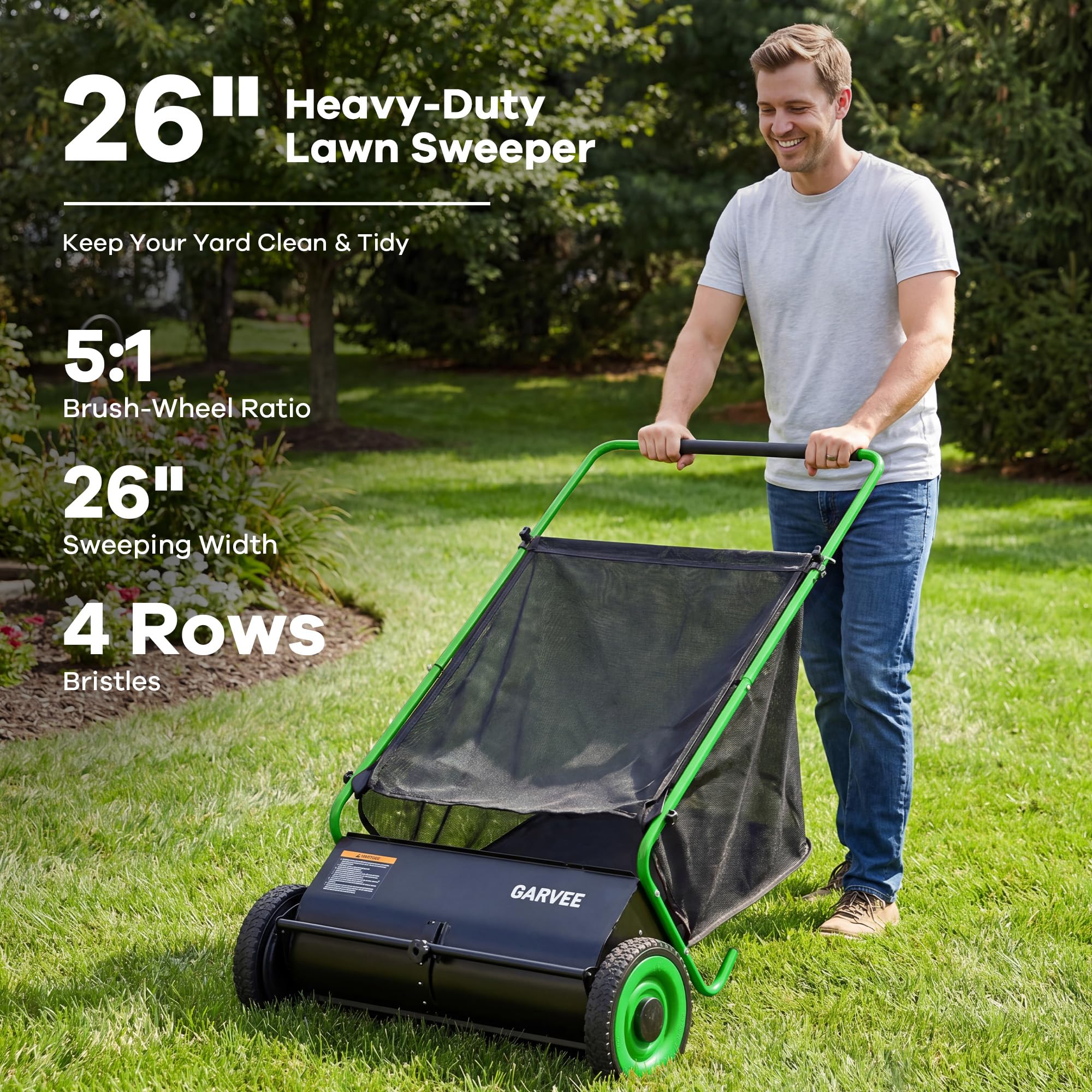 Garvee LYUTRPPG-356UD5GT lawnsweeper - View #2