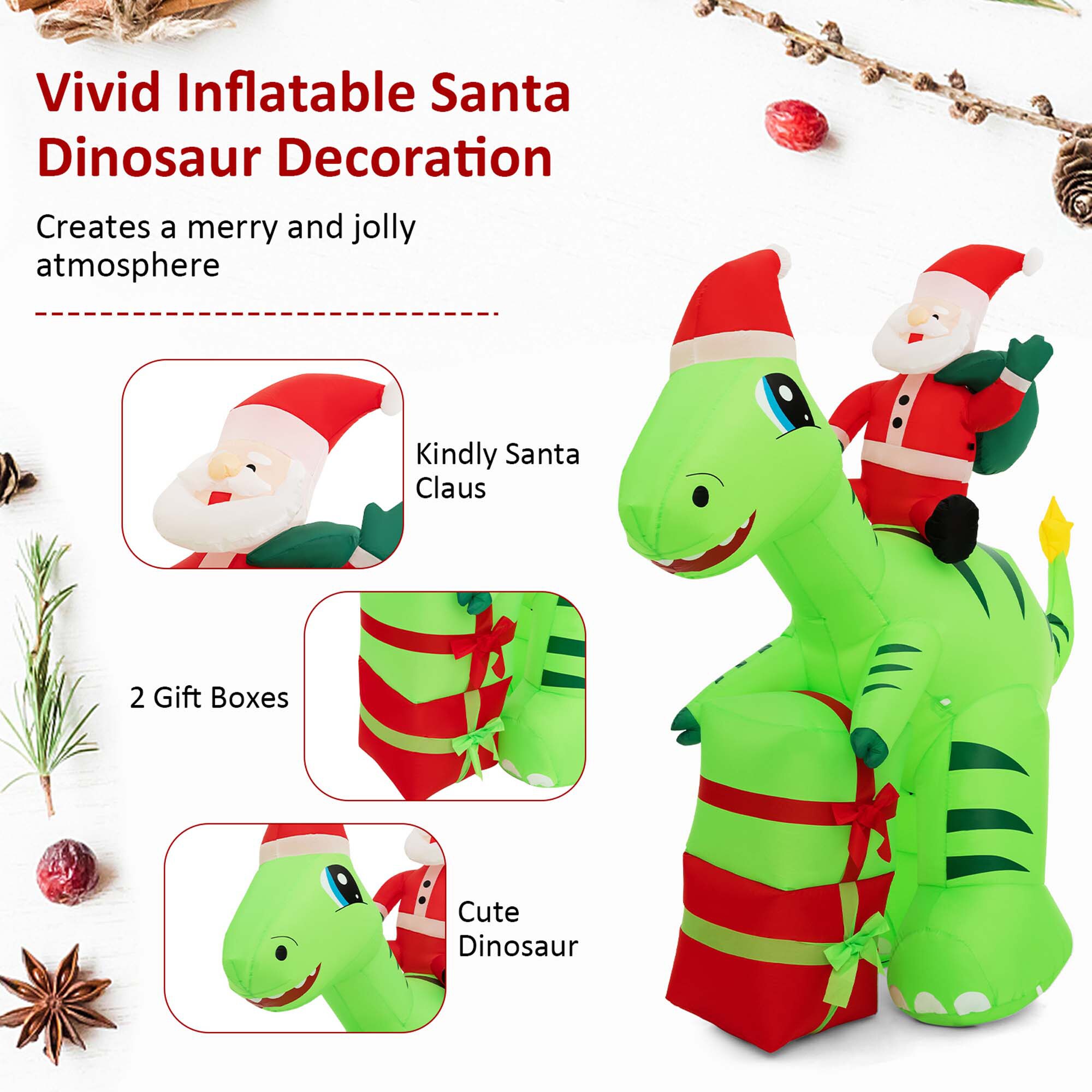Costway LWS00731 Christmas-Inflatables - View #3