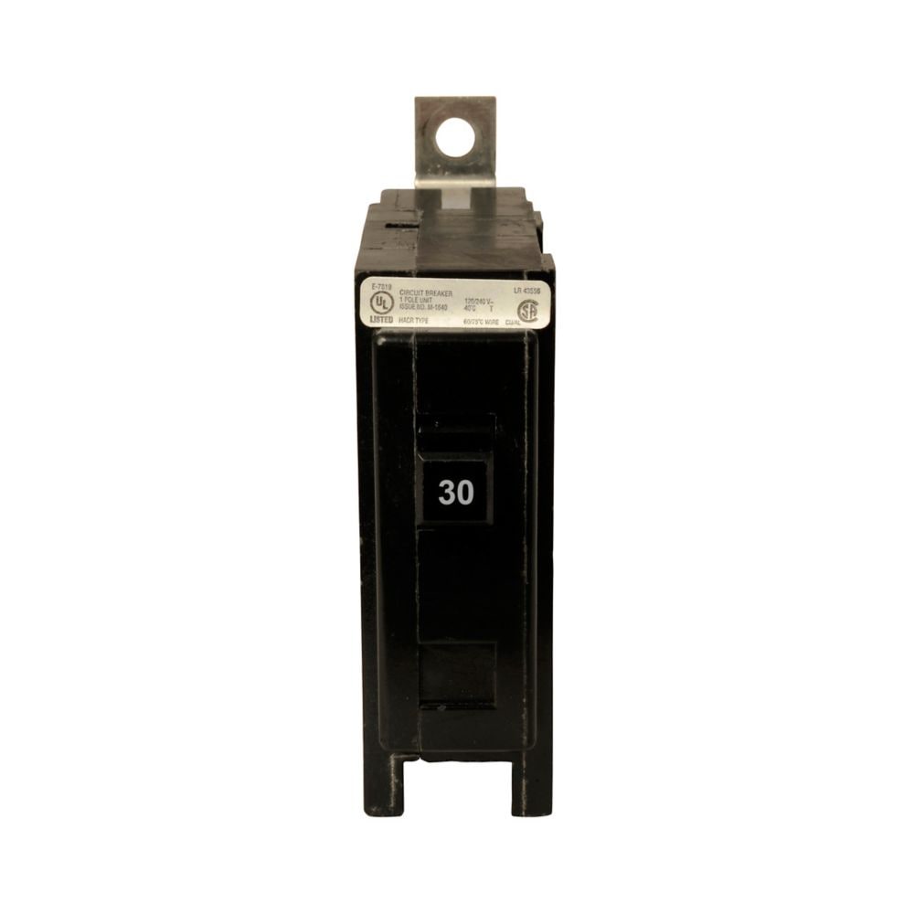 Eaton Quicklag Industrial Thermal-Magnetic Circuit Breaker 30 Amp Single-Pole 120/240V