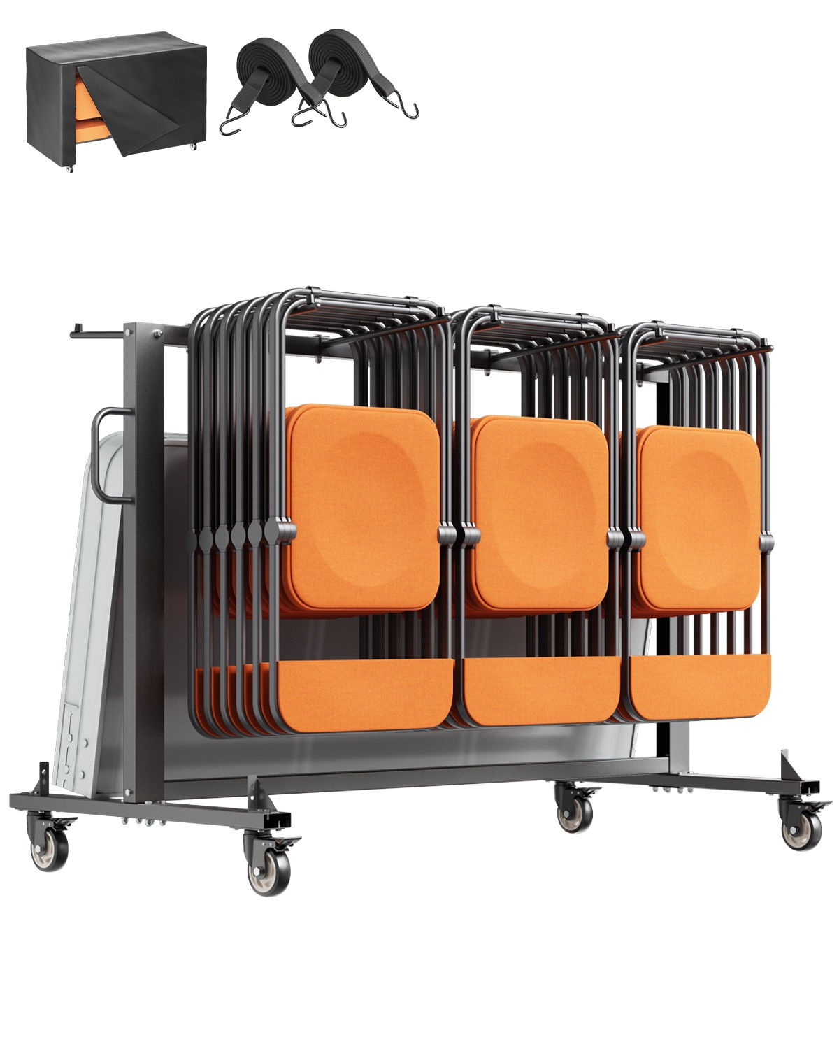 SVOPES SVOPESZYTCYCH09436V0 6.38-cu ft Steel Dump Cart