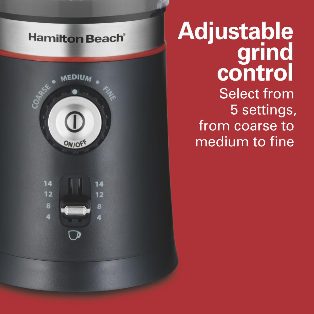 Hamilton Beach 18-oz Black Stainless Blade Coffee and Spices in the Coffee  Grinders department at