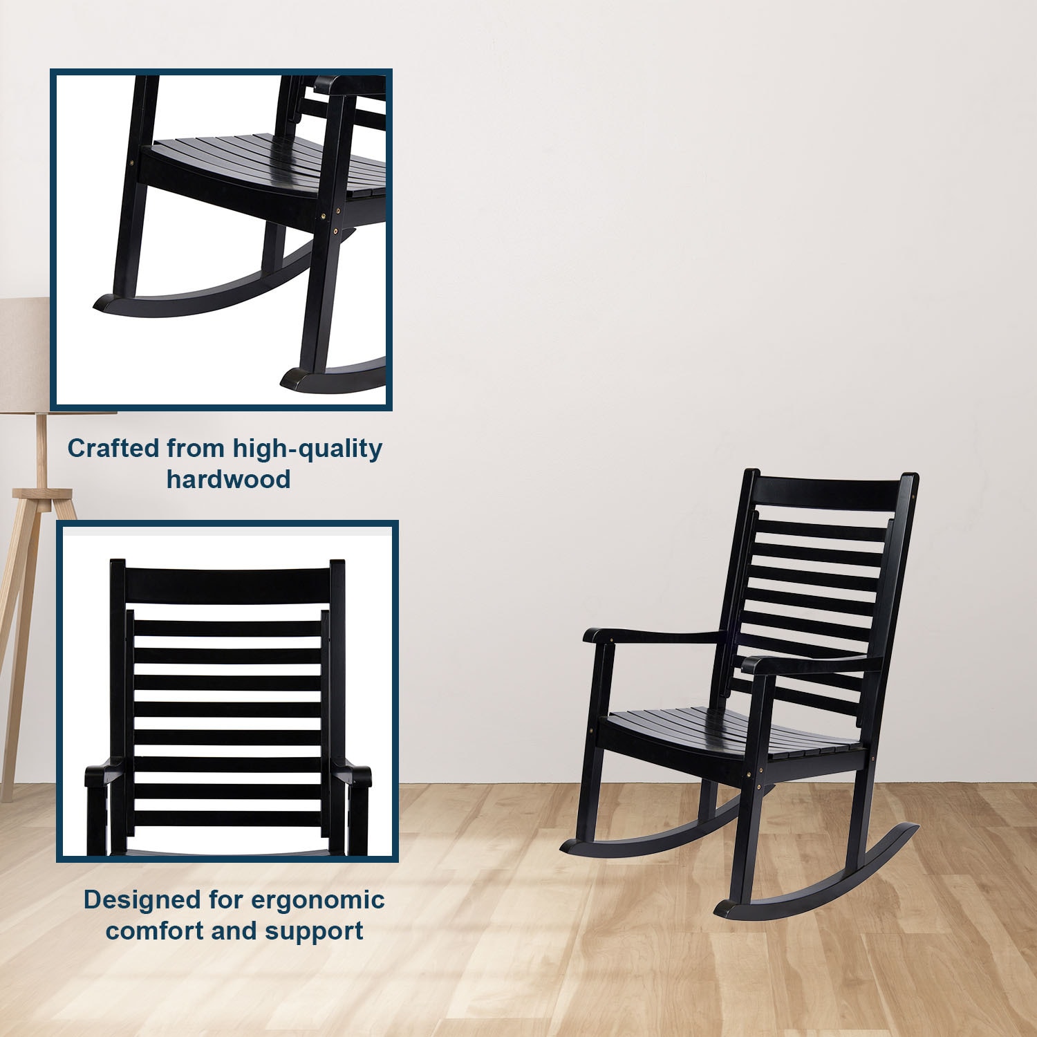 Shine Company 4337BK-2BX Patio-Chairs - View #3