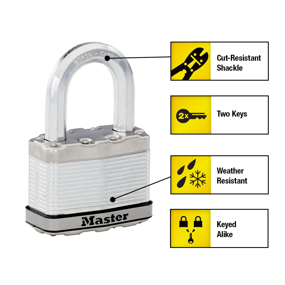 Master Lock M15XKADLF Padlocks-Locks-Cables - View #4