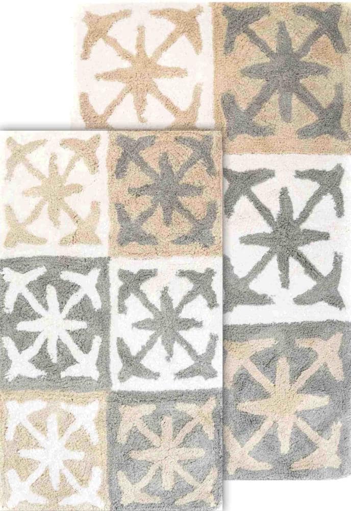 Chesapeake Merchandising 26553 Columbia 27-in x 45-in Windswept Cotton Bath Rug