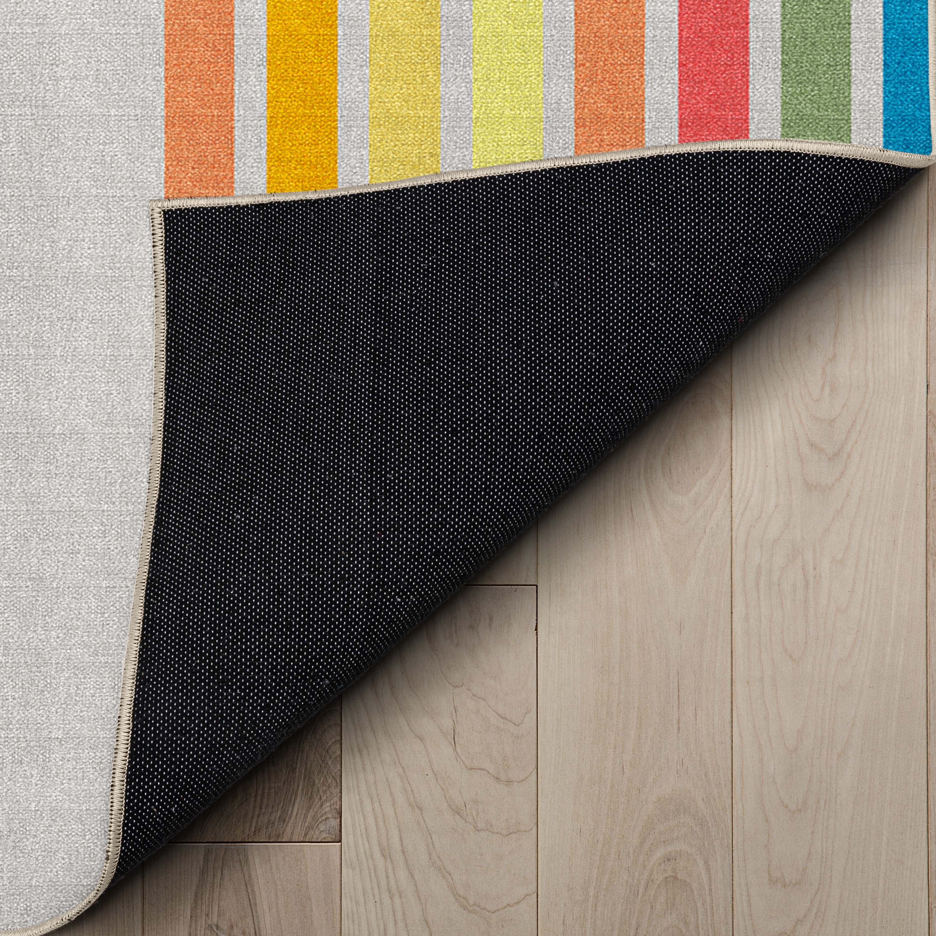Apollo Multi Color Arch Geometric Kids Rectangular Rug 3'3" x 5'