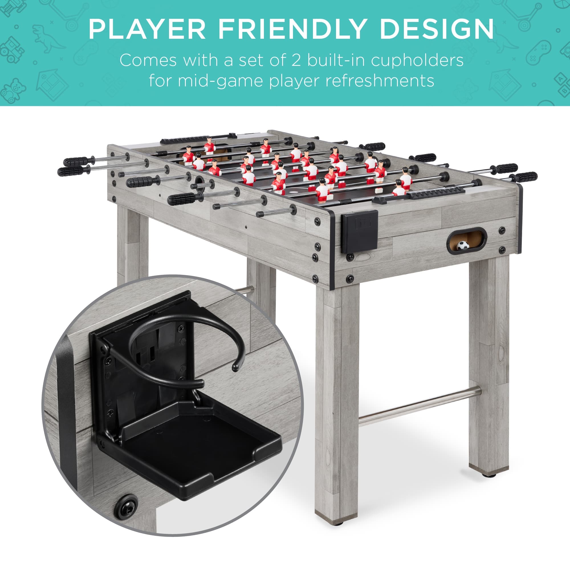 Best Choice Products SKY8140 Multi-Game-Tables - View #5