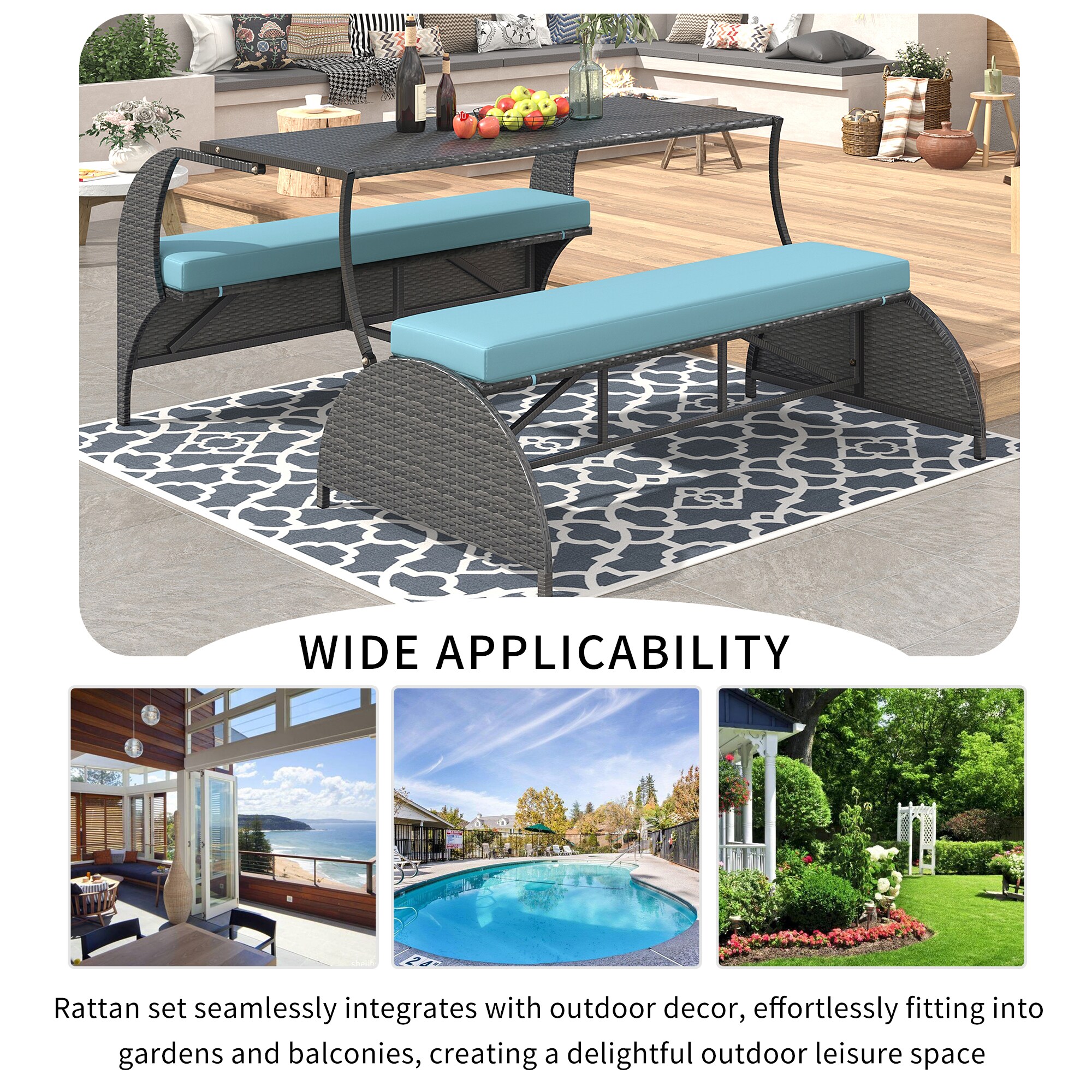 Clihome CL-US-03AAC Patio-Tables - View #4
