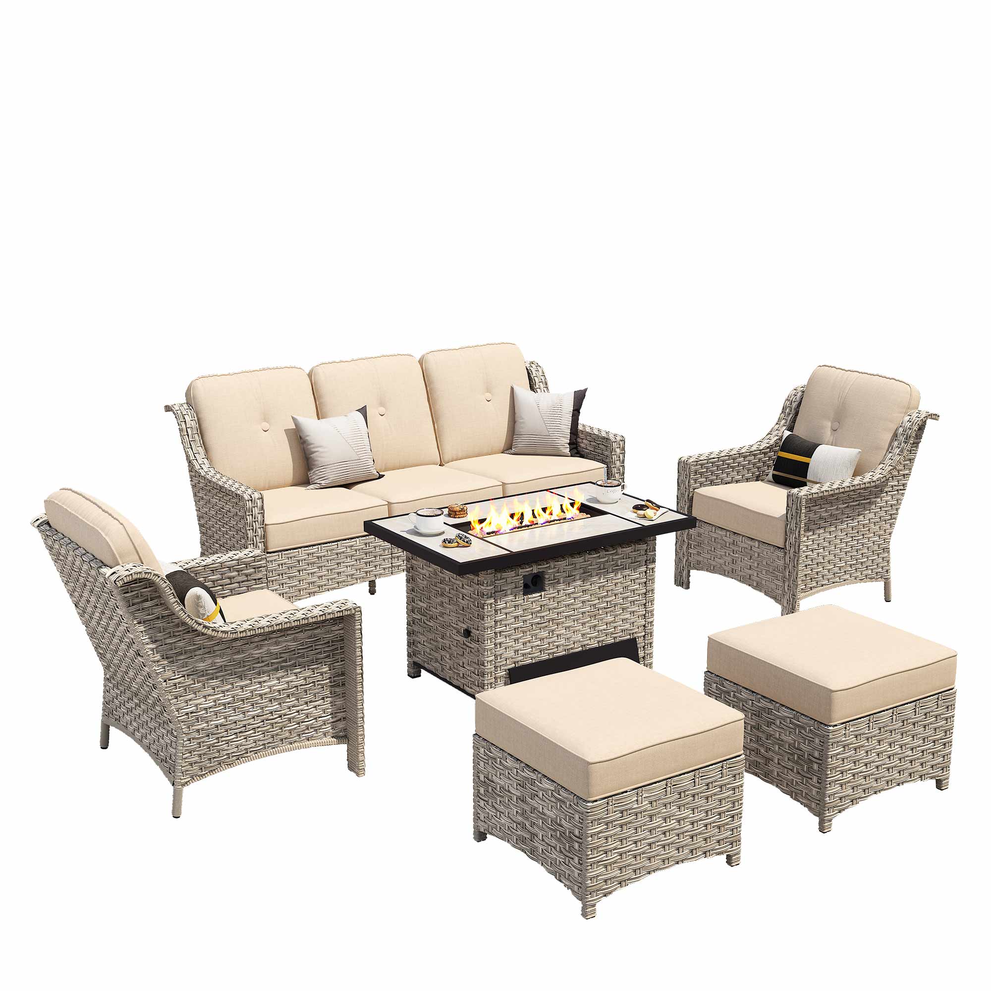 weaxty HMBCFP-PAD606 Patio-Conversation-Sets - View #8