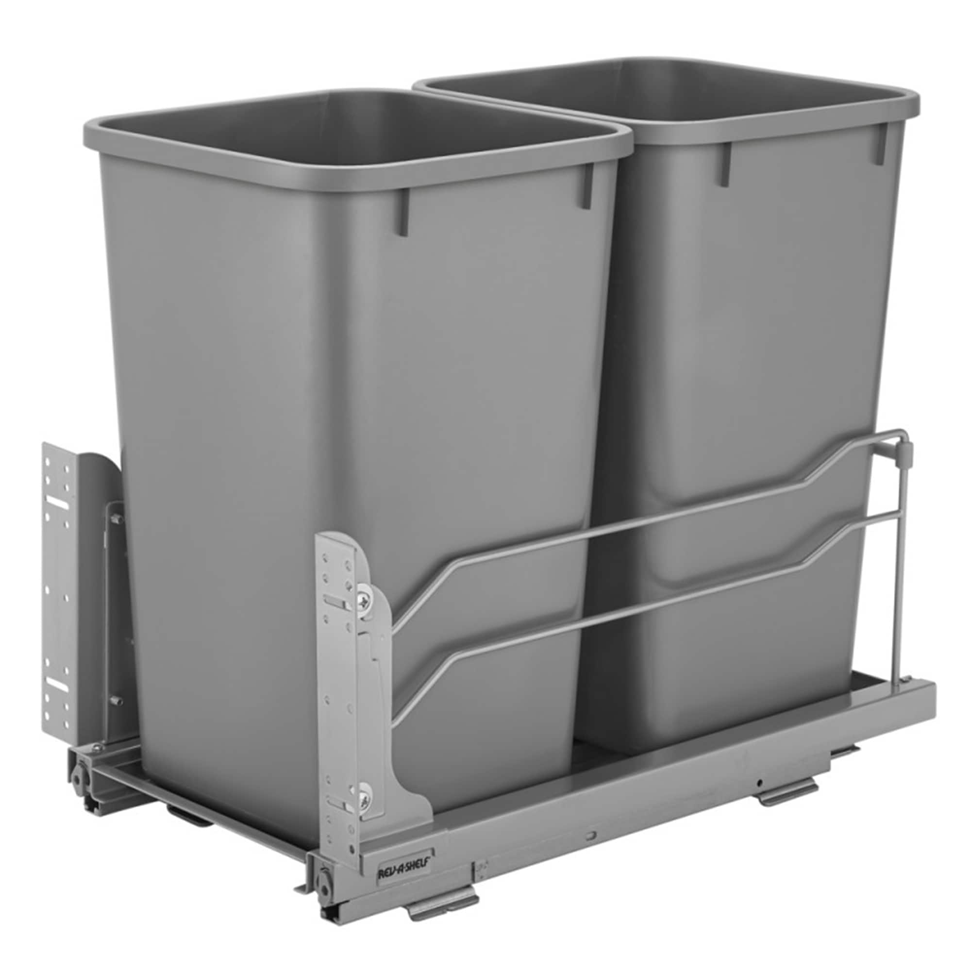 Rev-A-Shelf 11-in x 22-in 19-in 27-Quart Soft Close Double Pull Out ...