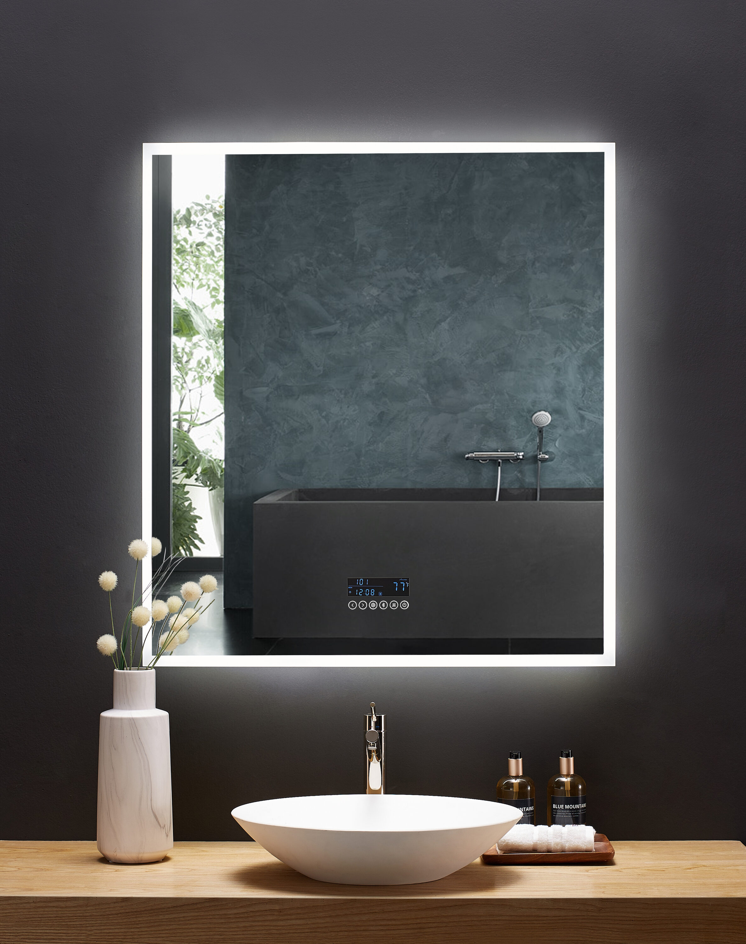 Ancerre Designs LEDM-IMMERSION-36 Framed-Bath-Mirrors - View #3
