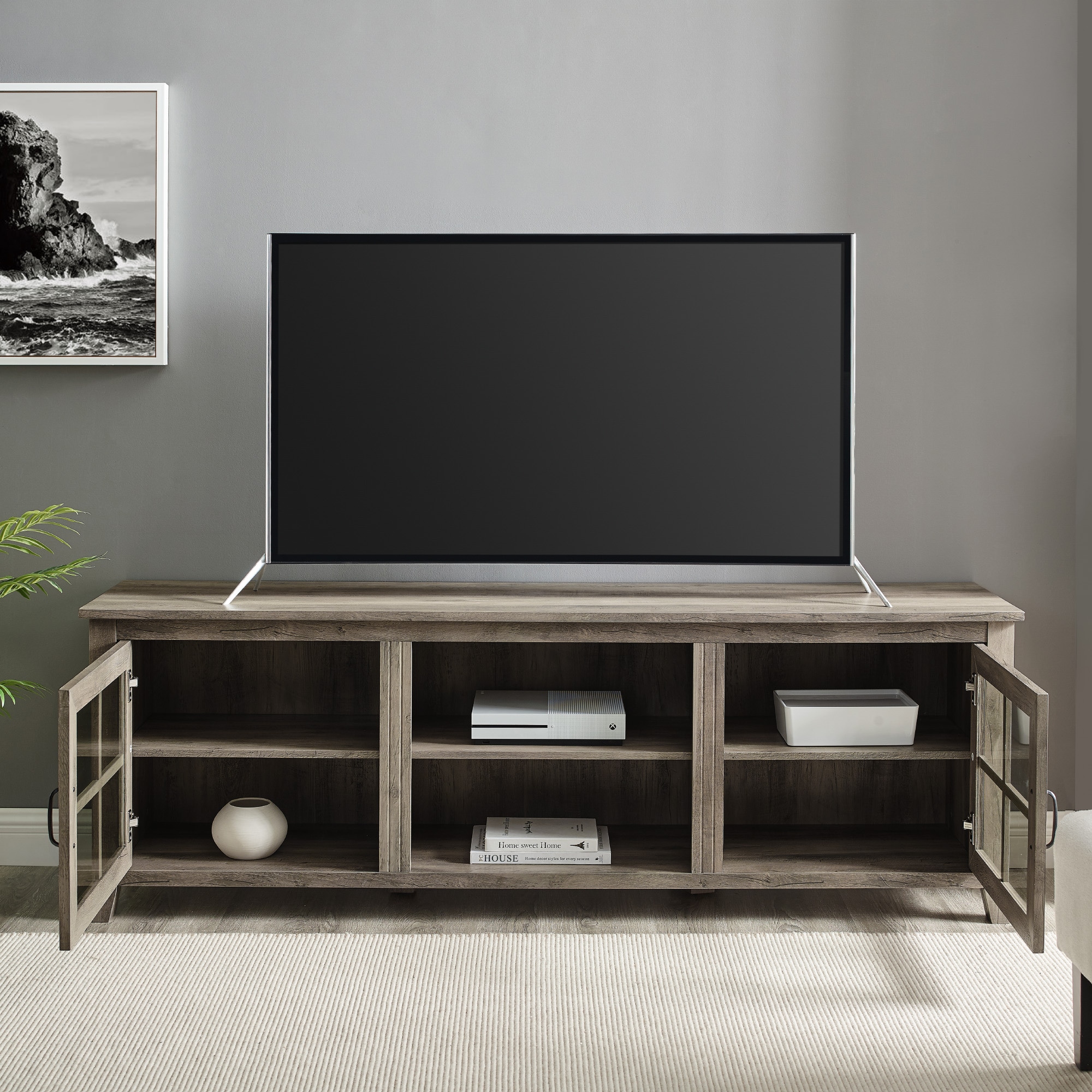 Walker Edison LW70CSGDGW Tv-Stands - View #3