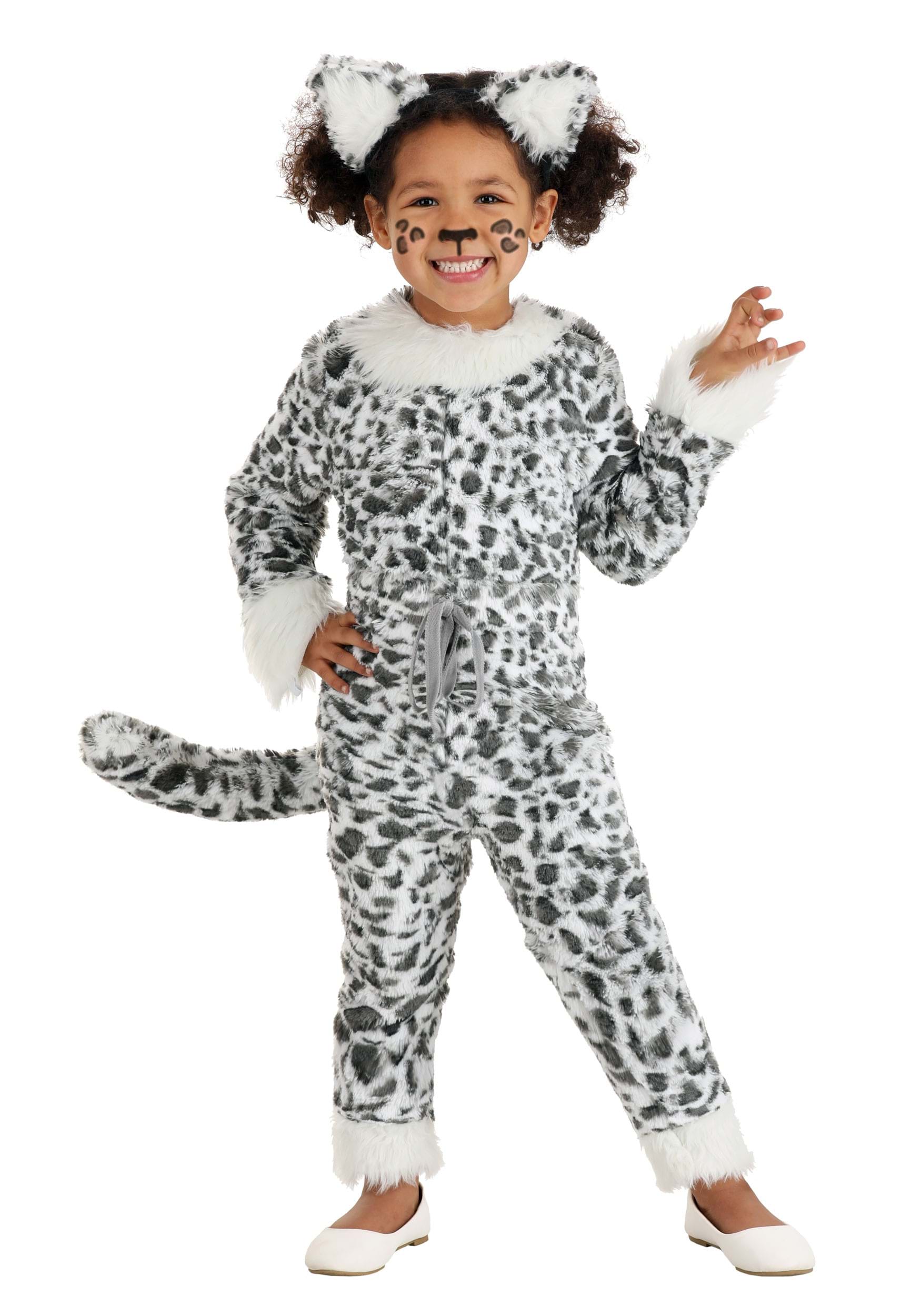 HalloweenCostumes.com FUN1622TD-18 MO FUN Costumes Snow Leopard Toddler Costume 18 MO