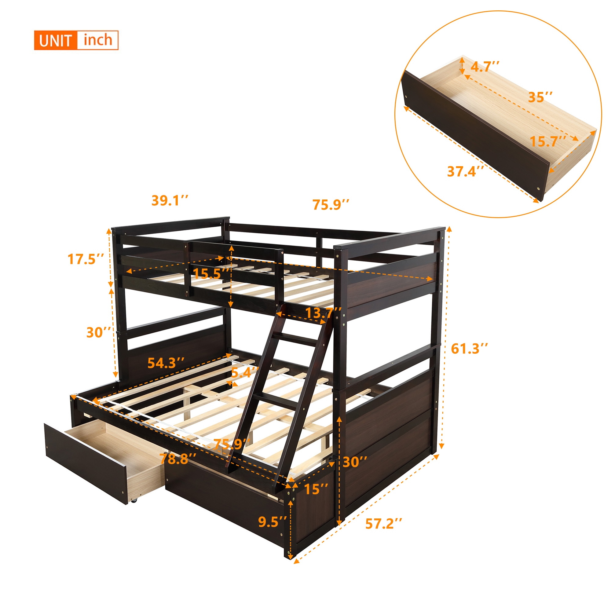 CASAINC LY-LP000022AAP Bunk-Beds - View #7