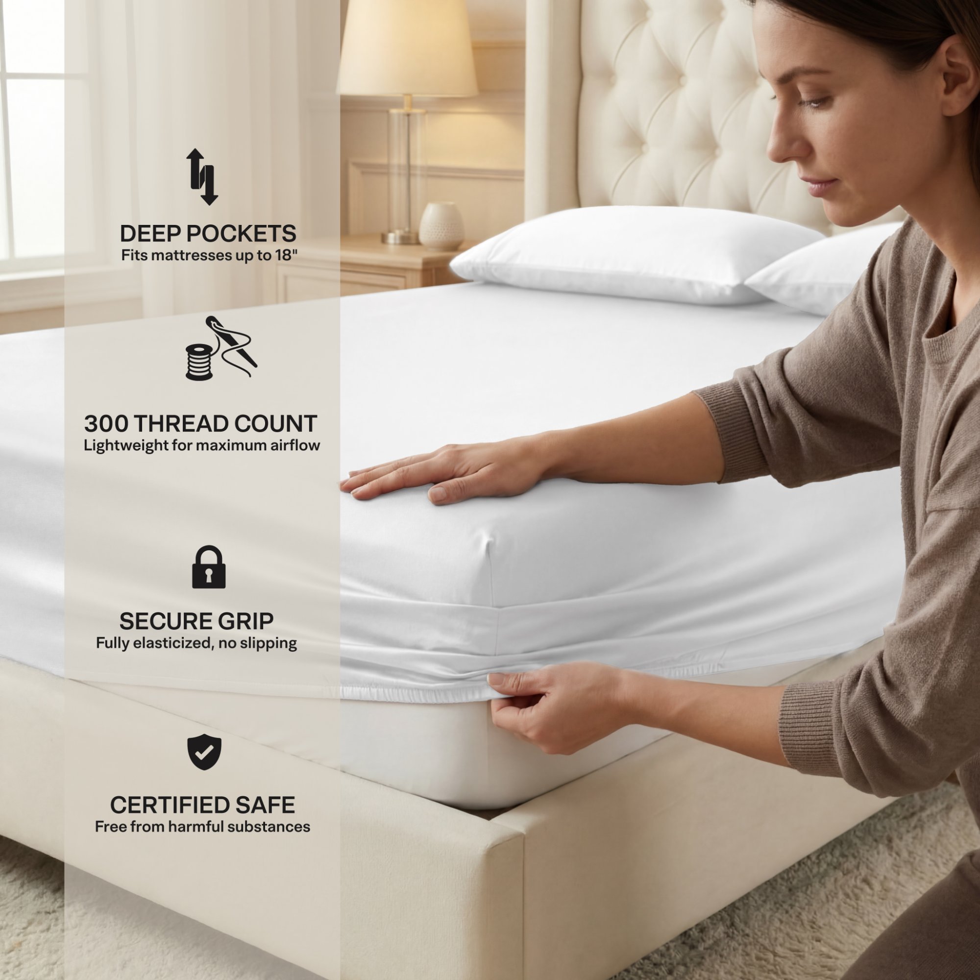 Superior P300FLSH SLWH Sheet-Sets - View #4