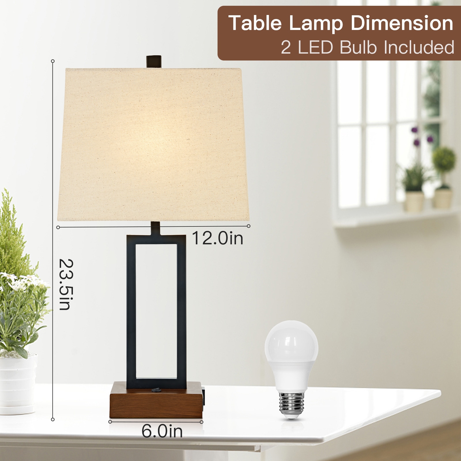 UrFurnishings TD-94 Table-Lamps - View #8