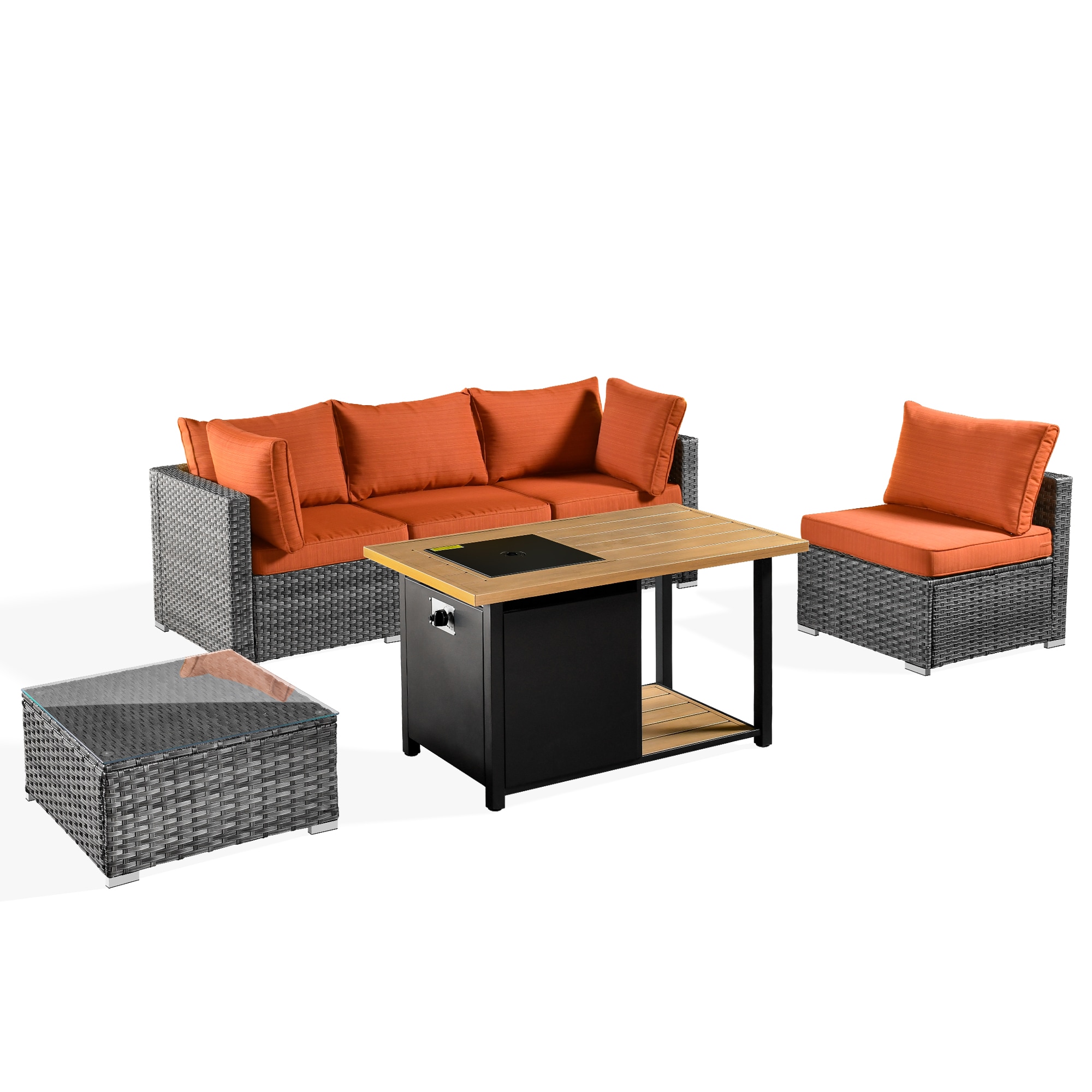 weaxty DDFPRRS806 Patio-Conversation-Sets - View #8