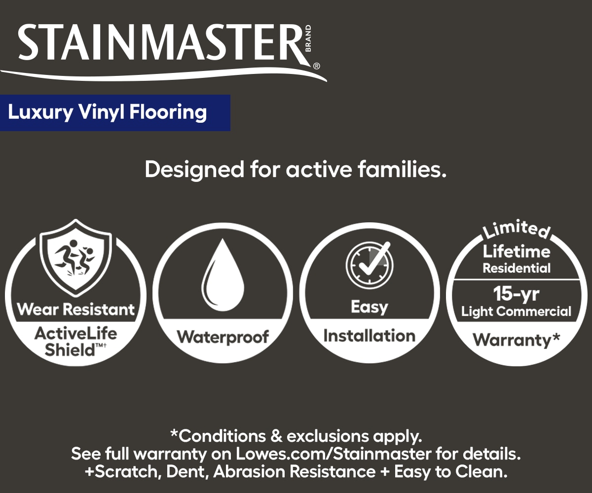 STAINMASTER (Sample) Carbon Oak Luxury Vinyl Plank