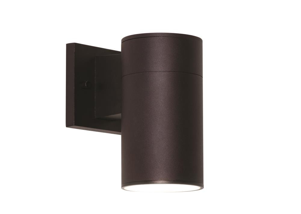 AFX EVYW070410L30MVBK Everly 4.25-in W 1 -Light Black Transitional Integrated LED Wall Sconce