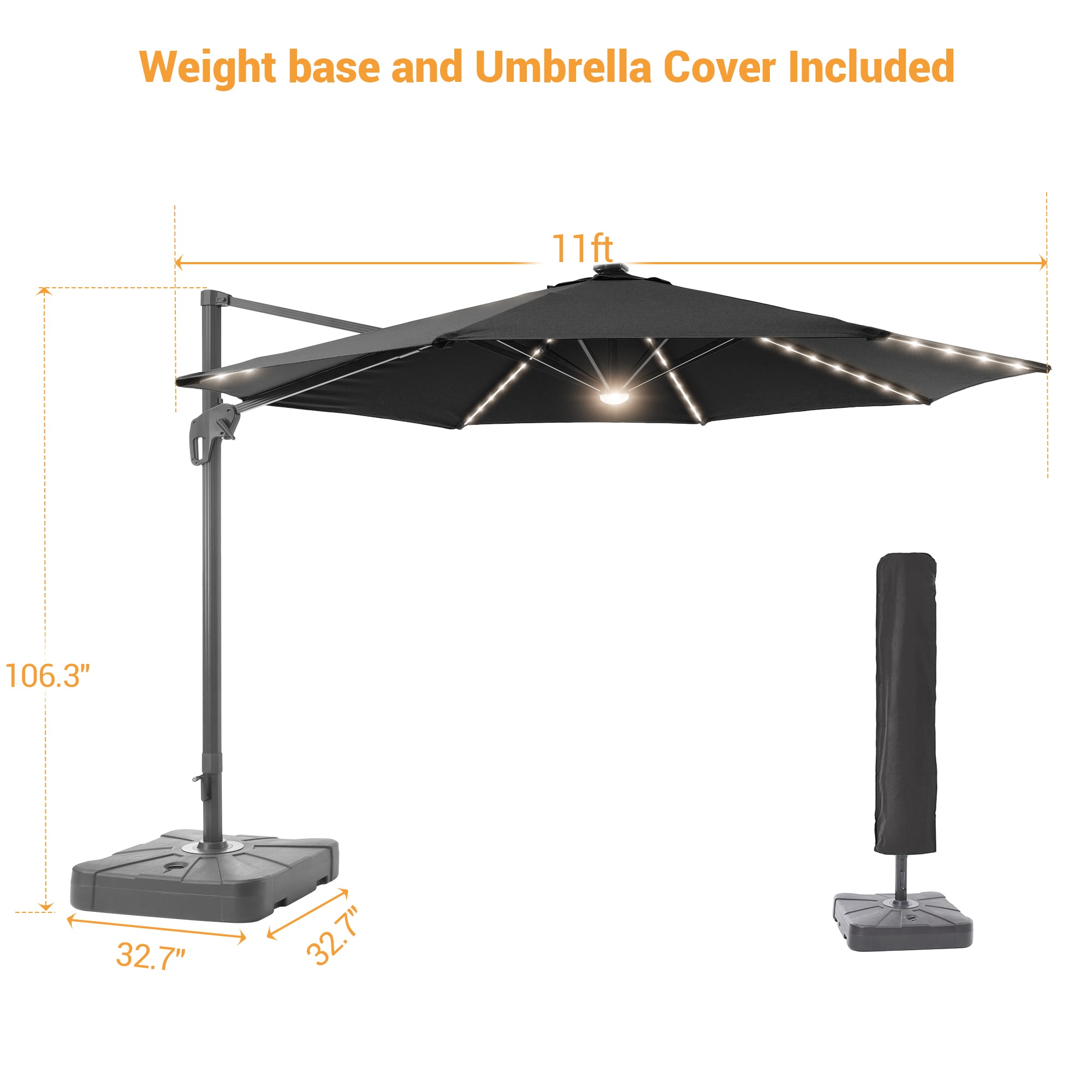 ACEGOSES LW-MCT-JC47BK Umbrellas-2 - View #6