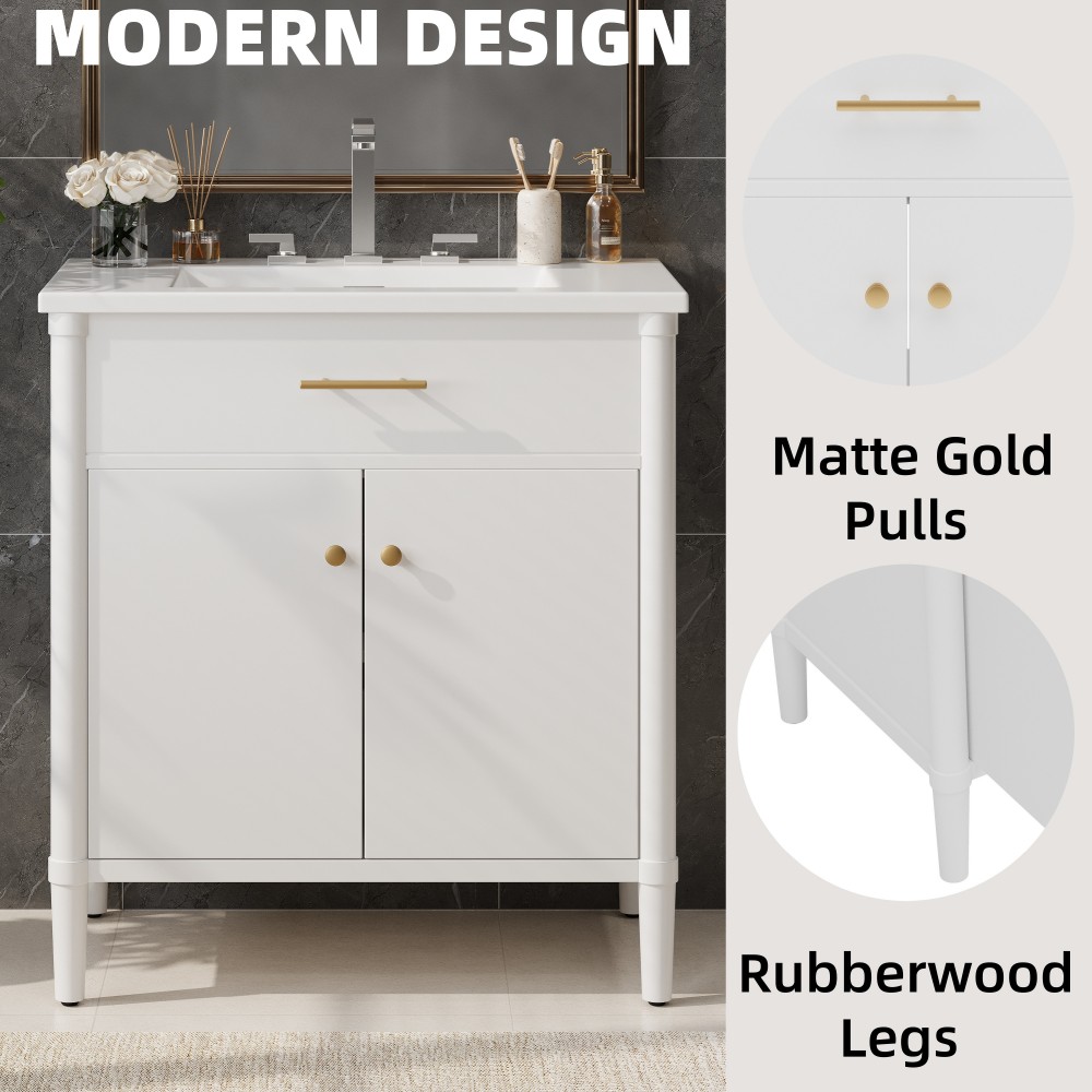 Forclover CNE-P299509W Bath-Vanity-Combo - View #7