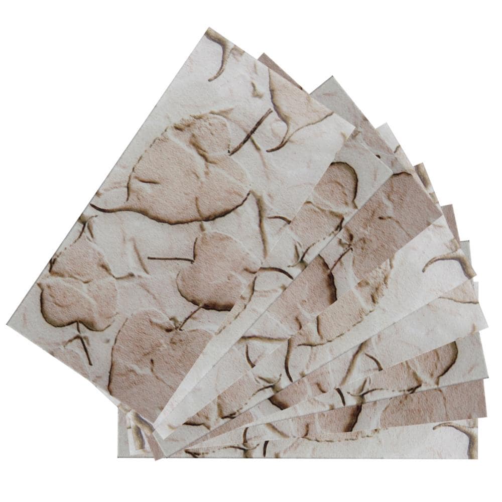 Instant Mosaic 04418 SkinnyTile Multicolor 3-in x 6-in Glossy Glass Random Peel and Stick Tile (6-sq. ft/ Carton)