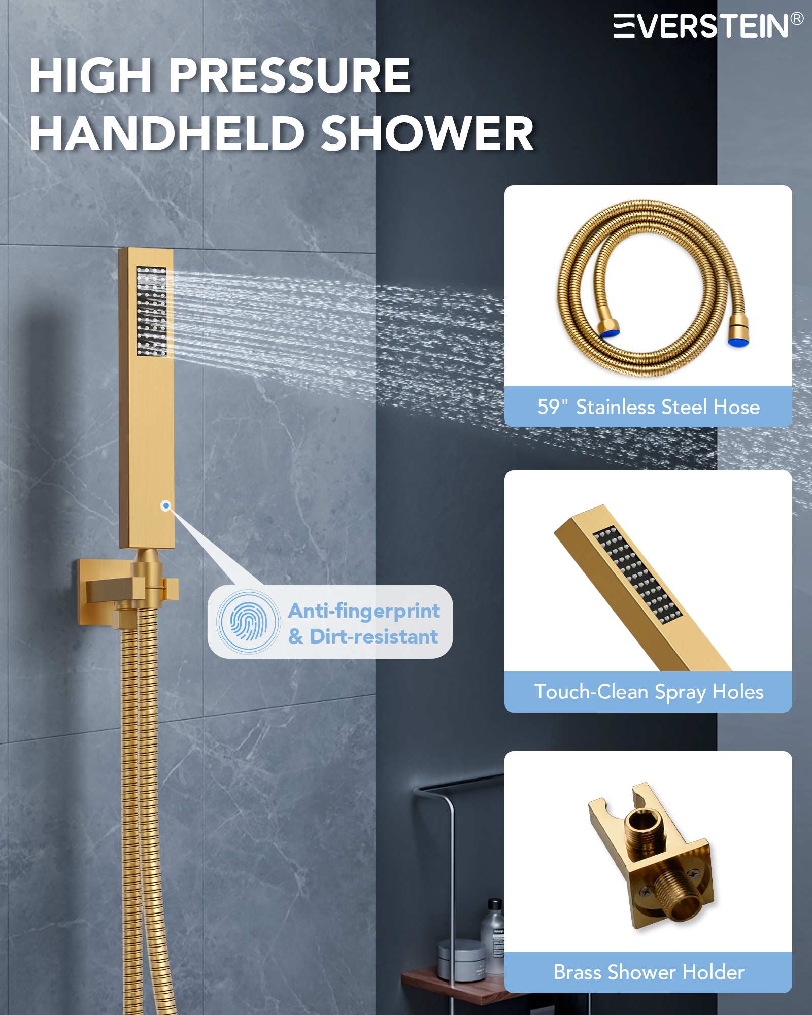 EVERSTEIN M6378GNLI Tub-Shower-Faucets - View #7